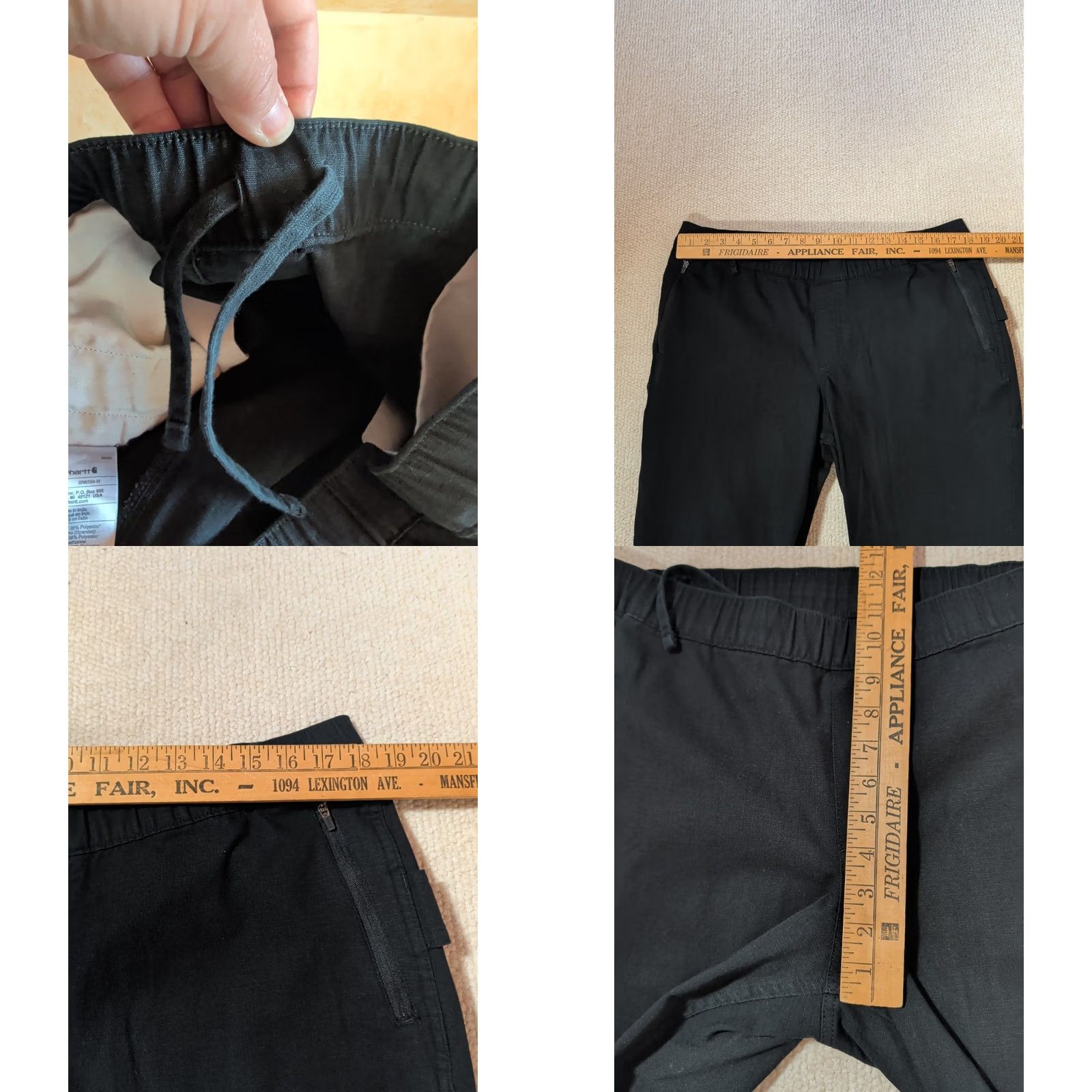 Carhartt Carhartt Force Ripstop Work Pants Women Large Black Relaxed Fit Cargo Utility Pants Size 36" / US 14 / IT 50 - 8 Thumbnail