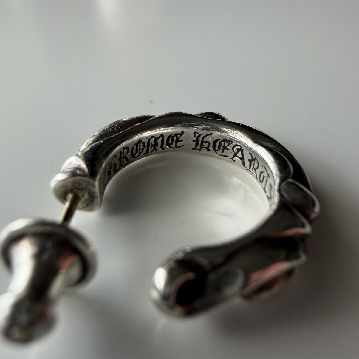 Chrome Hearts Chrome Hearts Scroll Hoop earring stk Size ONE SIZE - 4 Thumbnail