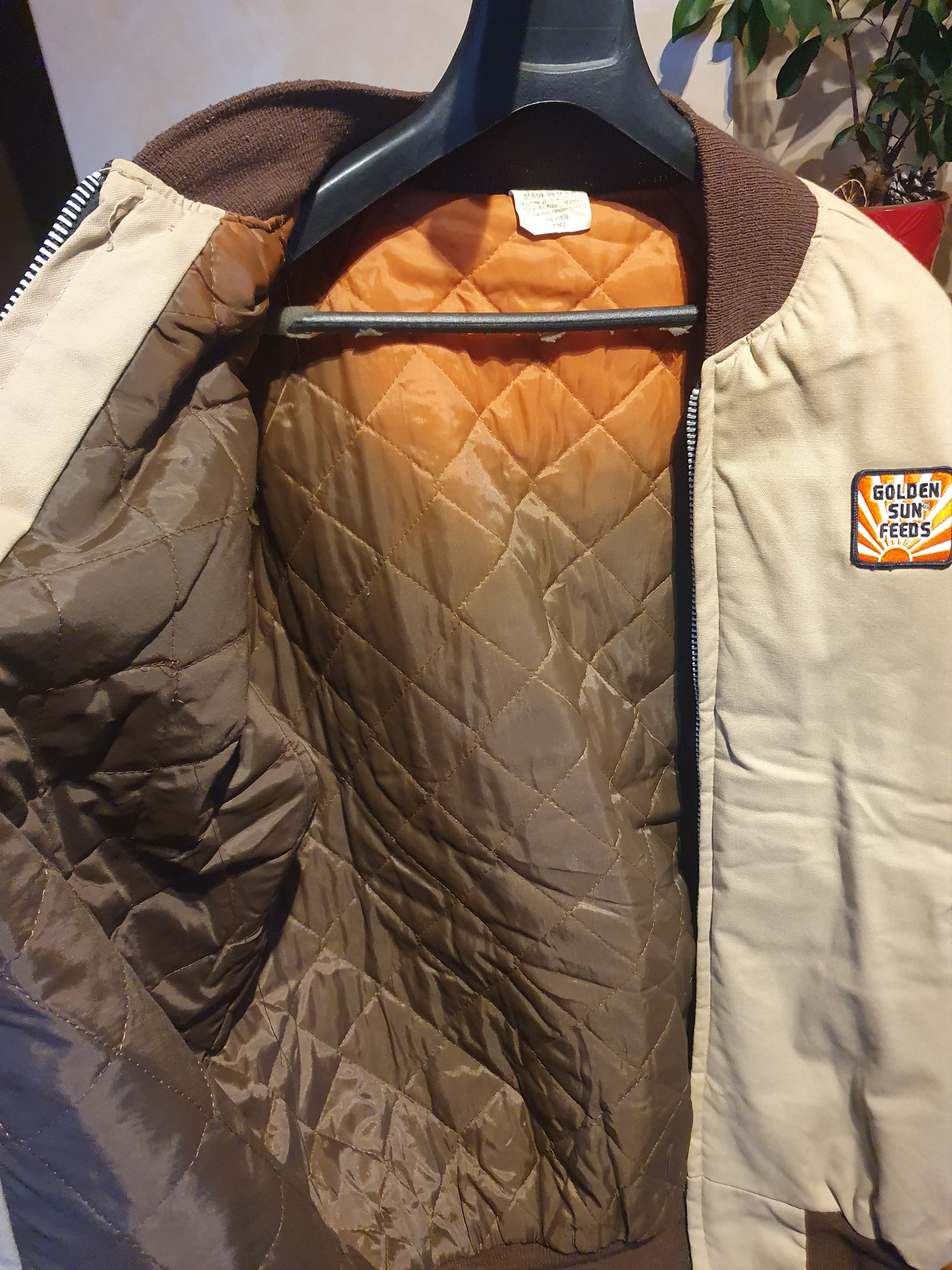 Vintage Golden Sun Feeds Vtg Farmer Canvas Jacket Made in USA L Size US L / EU 52-54 / 3 - 10 Thumbnail