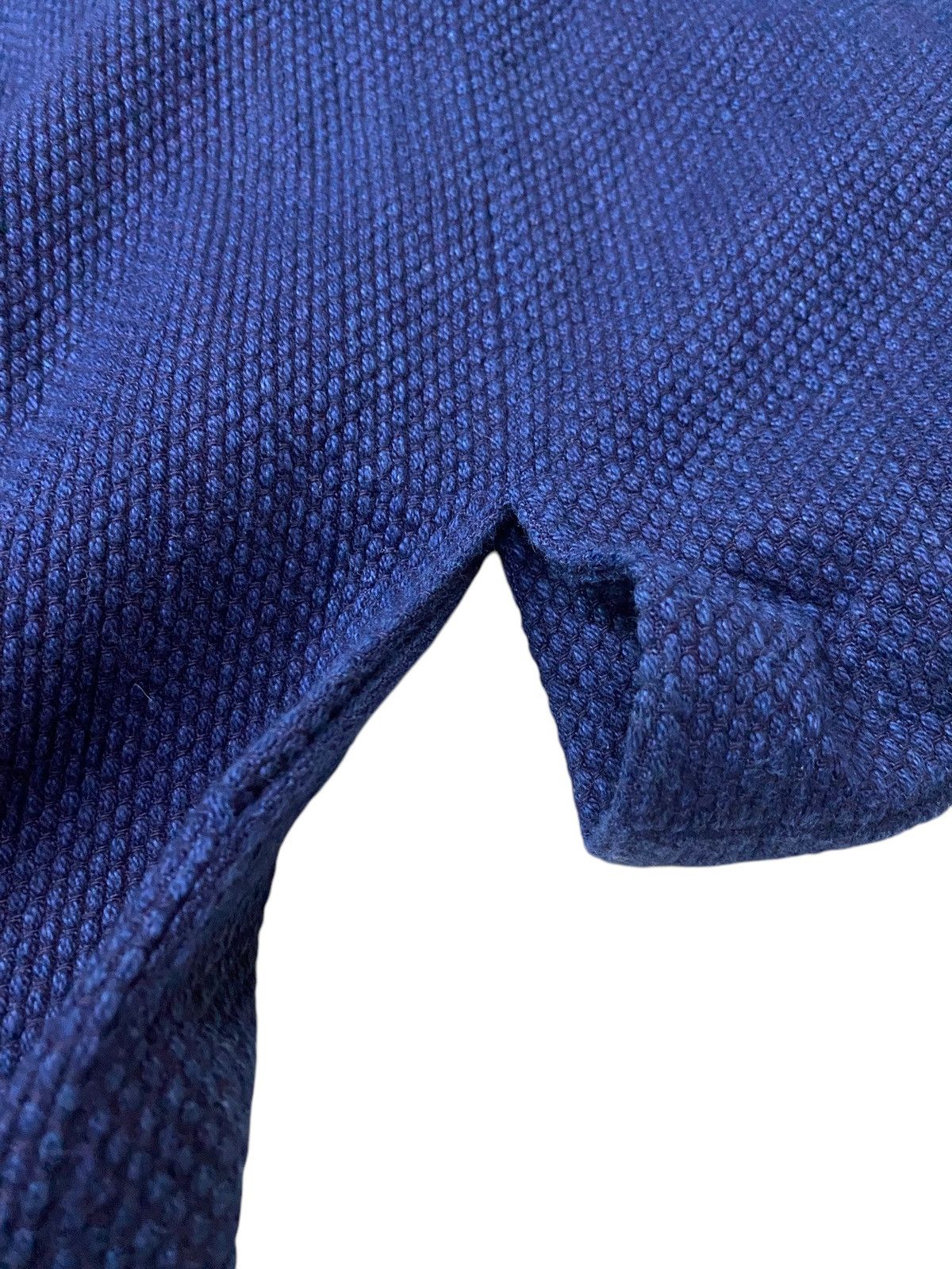 Indigo × Japanese Brand 🇯🇵 Vtg Kendo Indigo Blue Dyed Woven Kimono Samurai Jacket Size US L / EU 52-54 / 3 - 6 Thumbnail