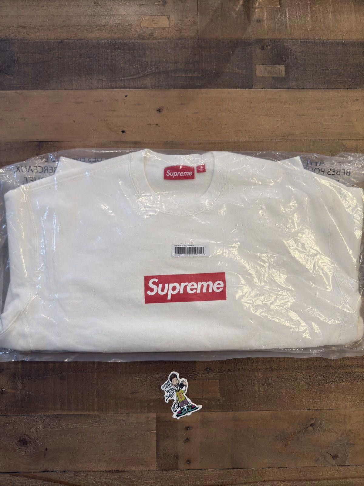 Supreme Supreme Washed Box Logo Crewneck Size Small Size US S / EU 44-46 / 1 - 4 Thumbnail
