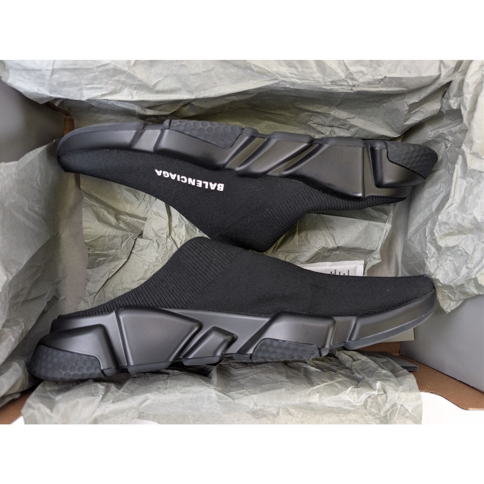 Balenciaga o1rshd1 Q:3 / New Recycled Knit/Sole Speed Mule Slipper Size US 10 / EU 43 - 20 Thumbnail