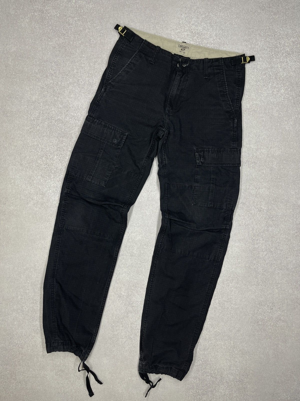 Carhartt Vintage Carhartt WIP Aviation Cargo Pants Black Y2K Size US 28 / EU 44 - 5 Thumbnail