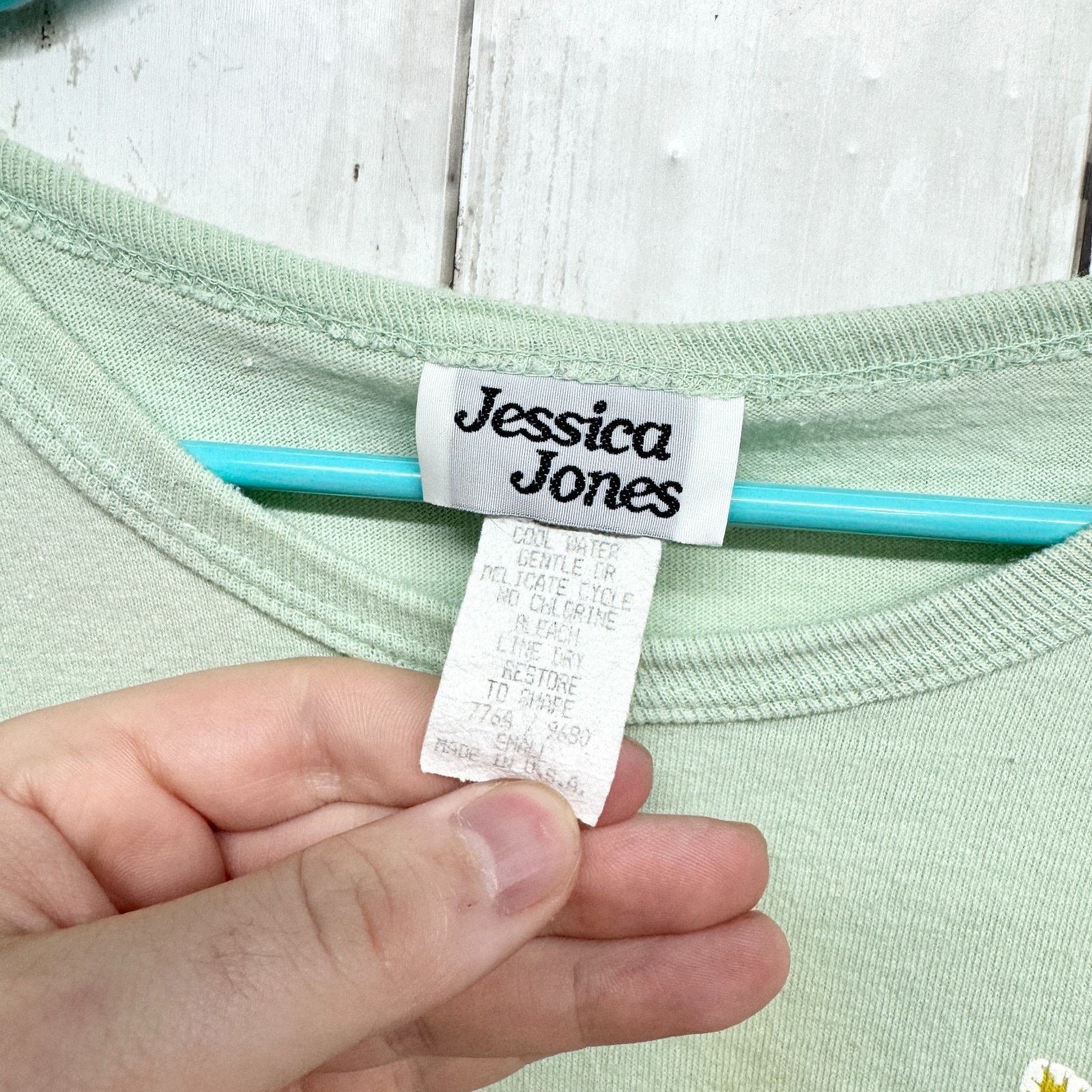 Vintage Vtg Jessica Jones Top Size Small Graphic Short Sleeve Shirt Size S / US 4 / IT 40 - 6 Thumbnail