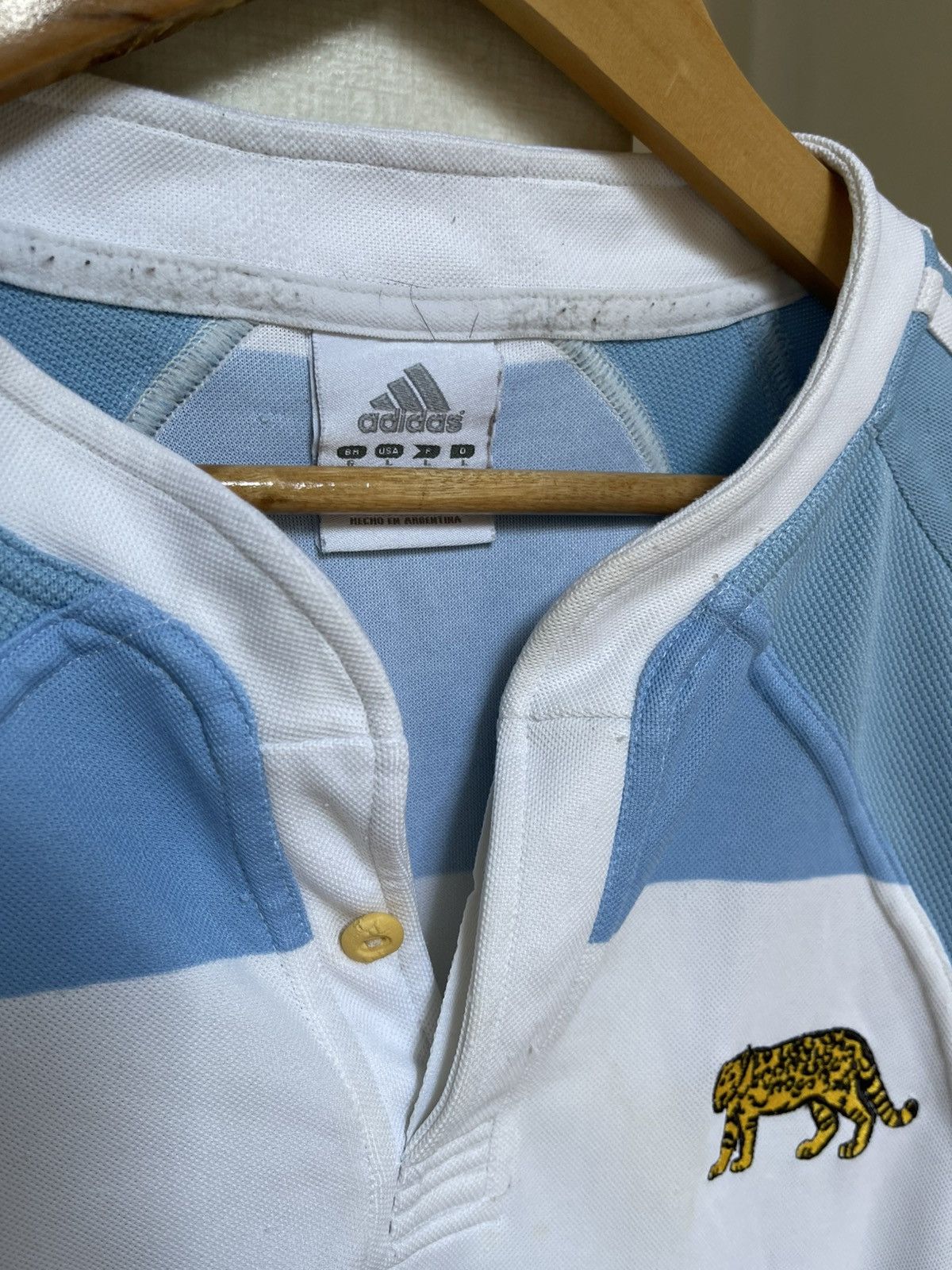 Adidas Vintage Argentina Rugby Jersey Size US L / EU 52-54 / 3 - 2 Thumbnail