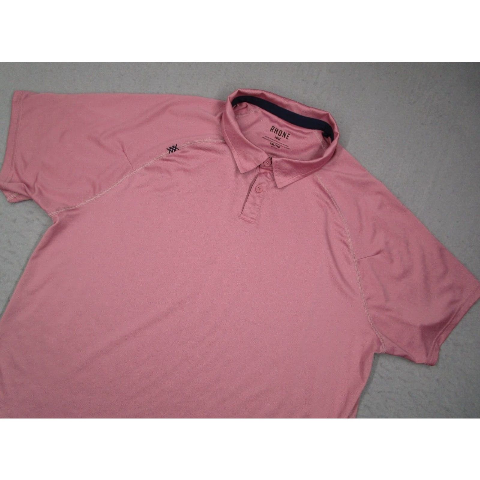 Rhone Rhone Shirt Mens 2XL Pink Polo Performance Casual Work Travel Golf Size US XXL / EU 58 / 5 - 2 Thumbnail