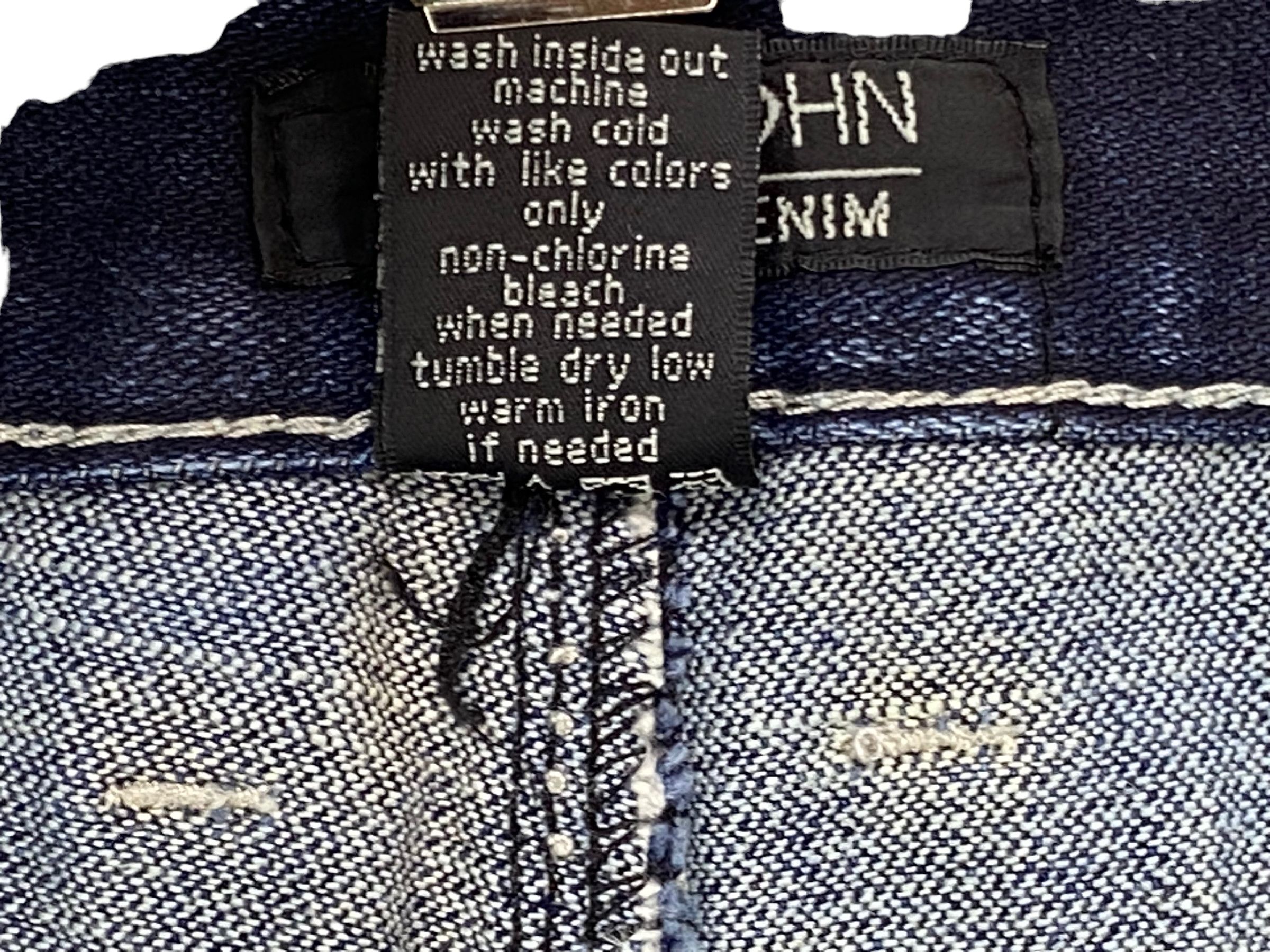 Sean John Sean John Baggy Denim Jeans Embroided Logo Jeans Hip Hop Size US 32 / EU 48 - 12 Thumbnail