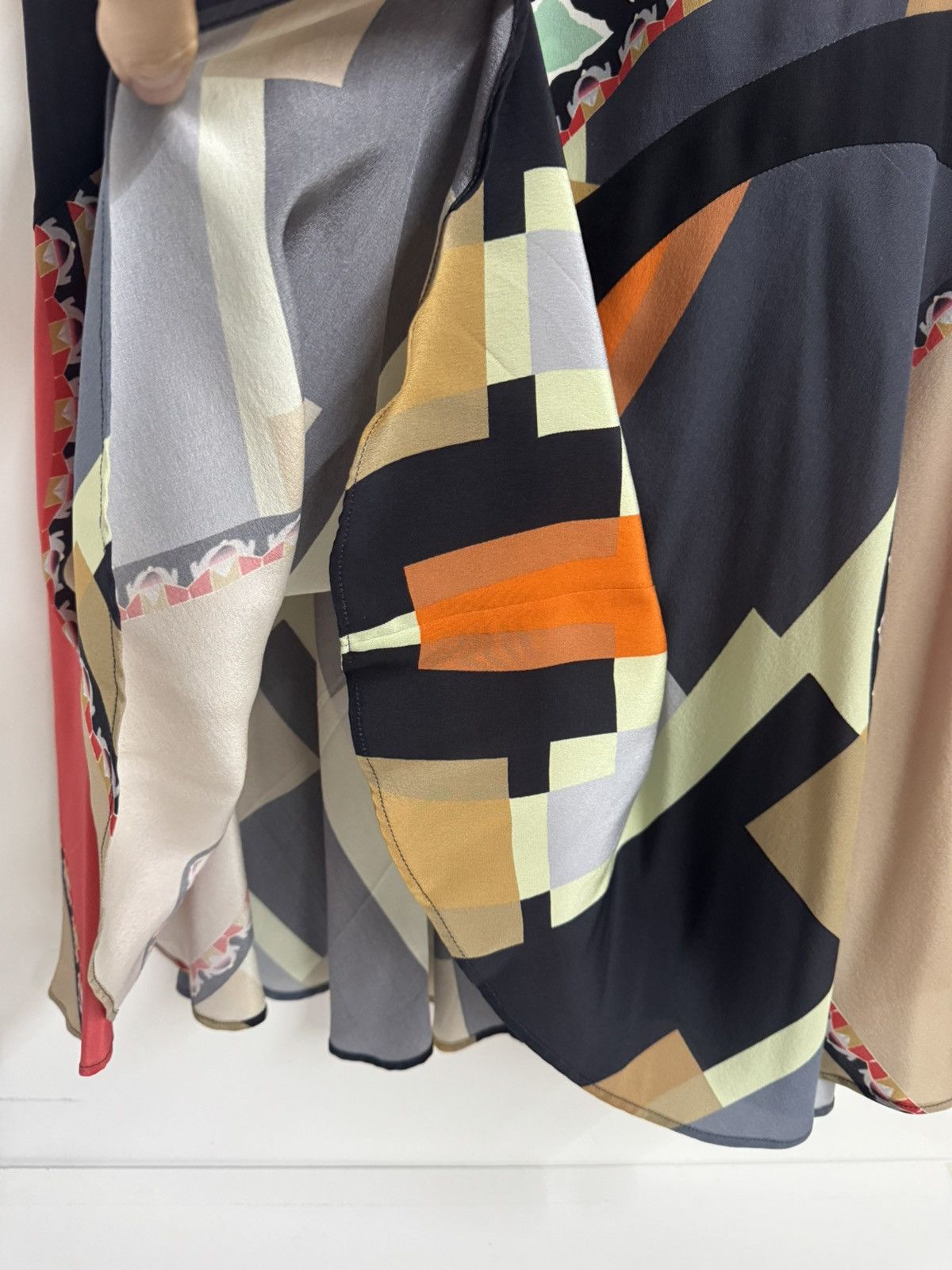 Etro Etro 100% Silk Graphic Print Dress – IT 40 – Made in Italy Size S / US 4 / IT 40 - 4 Thumbnail