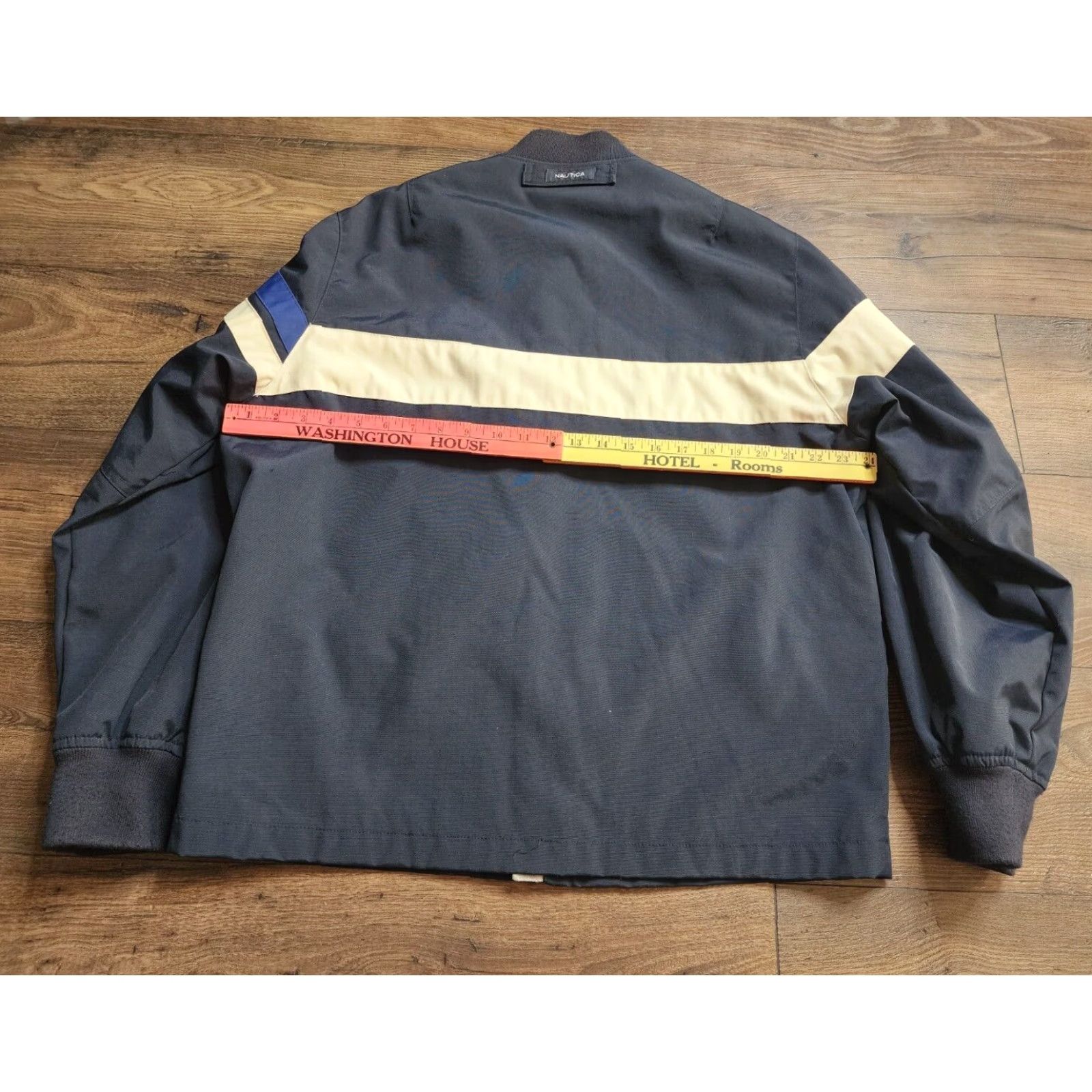 Nautica VINTAGE Nautica Navy Blue Mens Pea Coat Jacket Size L Size US L / EU 52-54 / 3 - 5 Thumbnail
