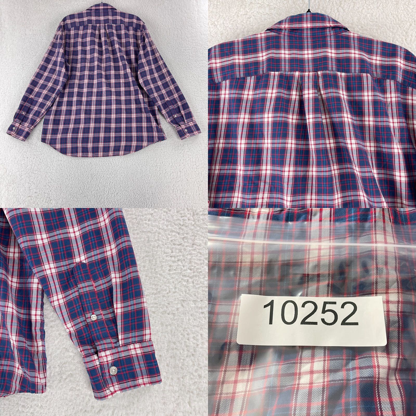 Vineyard Vines Vineyard Vines Button-Down Shirt Mens Large Blue Plaid Tucker LS Classic Fit Shirt Size US L / EU 52-54 / 3 - 9 Thumbnail
