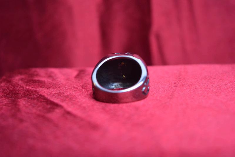 Jewelry Vintage Jewelry Rings Open Size Chrome Ring (Size 7-13) Size ONE SIZE - 3 Thumbnail