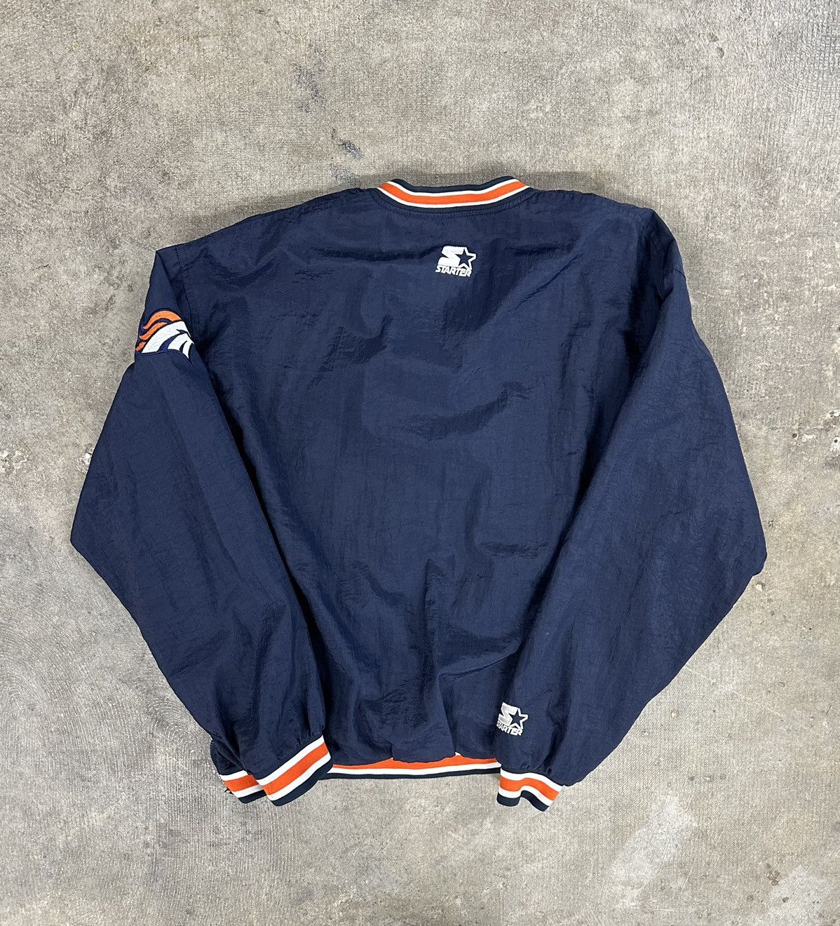 NFL × Starter × Vintage Vintage 90s Starter Denver Broncos Windbreaker Jacket Size US XL / EU 56 / 4 - 3 Thumbnail
