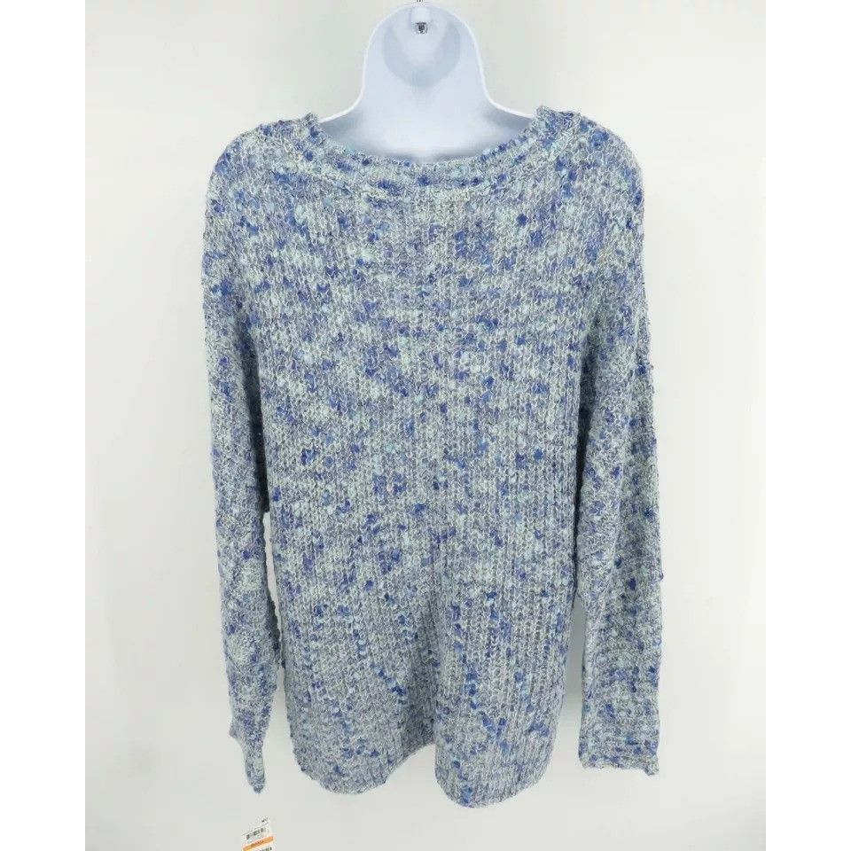 Other Style & Co Women's Pastel Pullover V-Neck Sweater S Blue NW Size S / US 4 / IT 40 - 4 Thumbnail
