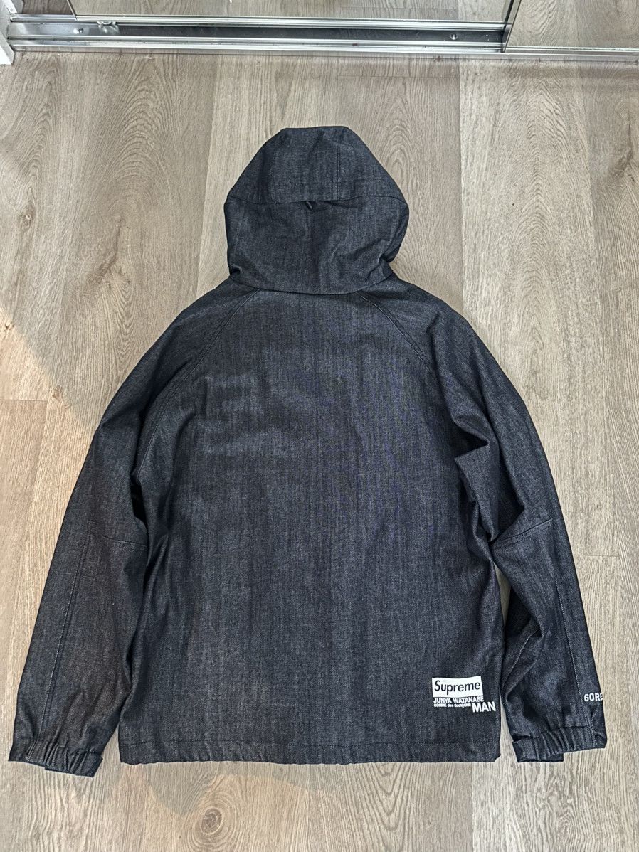 Junya Watanabe × Supreme Supreme JUNYA WATANABE CDG MAN GORE-TEX Denim Parka Indigo Size US XL / EU 56 / 4 - 7 Thumbnail