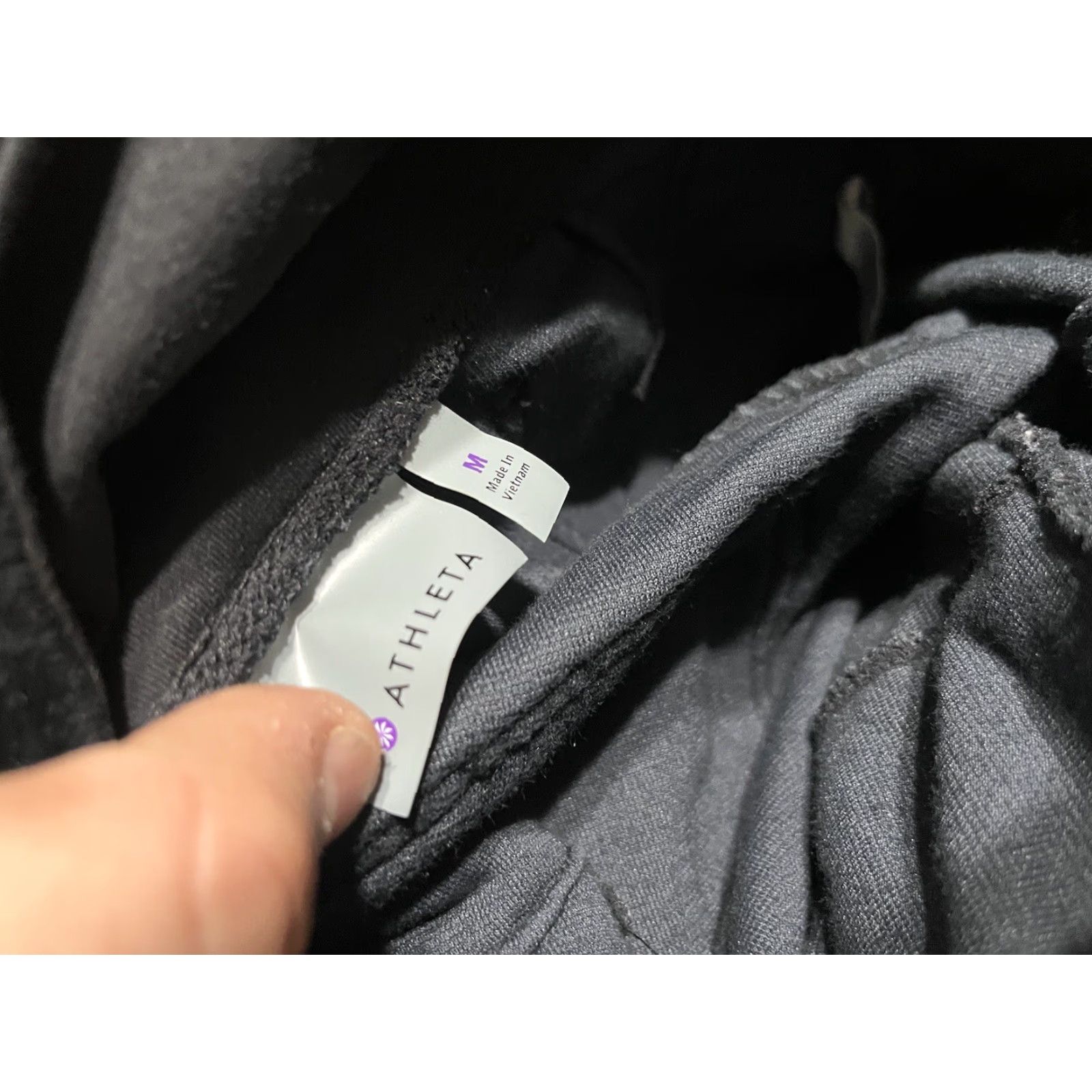 Athleta Athleta Leggings Shirt Womens Velvet Tight Medium Black N/A 90s Athletic Activewear Casual Size 32" / US 10 / IT 46 - 5 Thumbnail