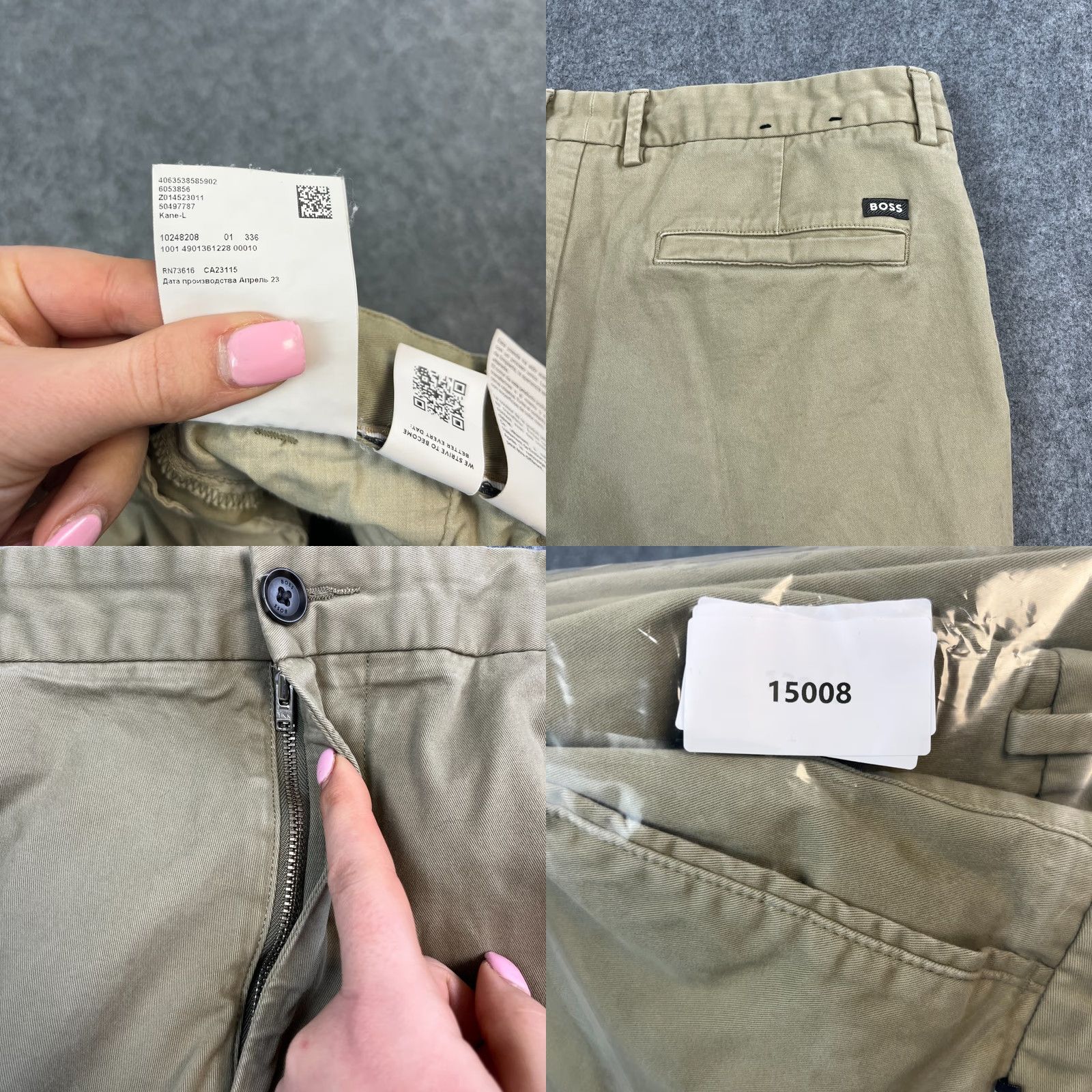 Hugo Boss Hugo Boss Kane Trousers Chino Mens Regular Knit? Size US 34 / EU 50 - 9 Thumbnail