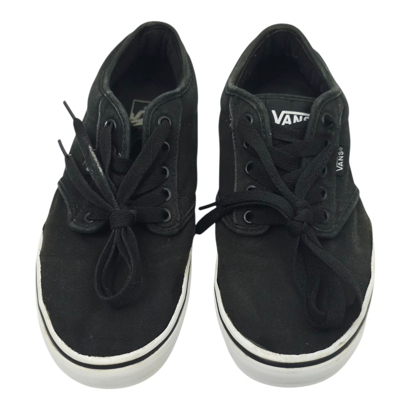 Vans Vans Off The Wall Sneaker Mens 9.5 READ Black Canvas Lace Up Size US 9.5 / EU 42-43 - 11 Thumbnail