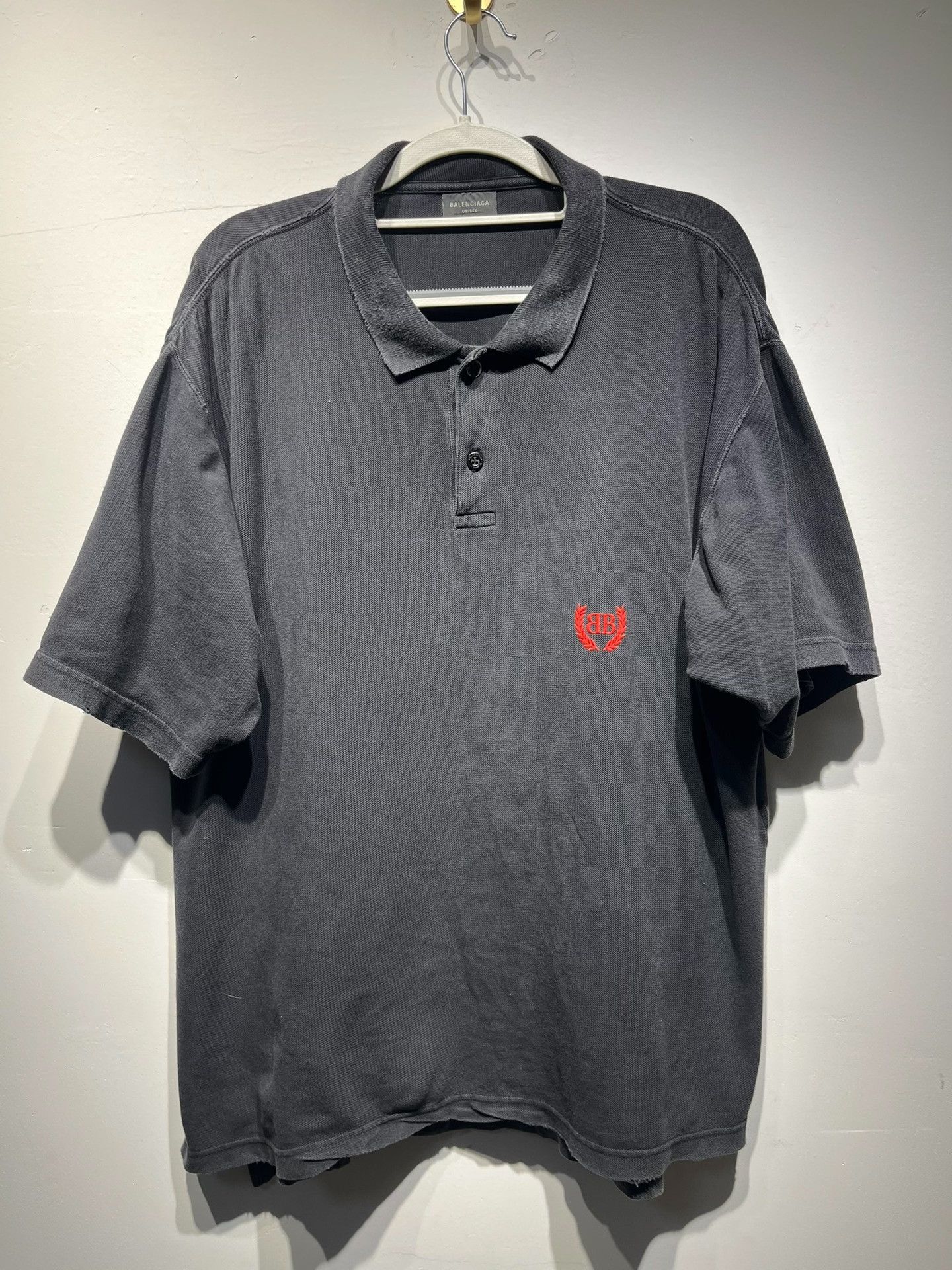 Balenciaga Balenciaga Cotton Black Polo S Men Size US S / EU 44-46 / 1 - 1 Thumbnail