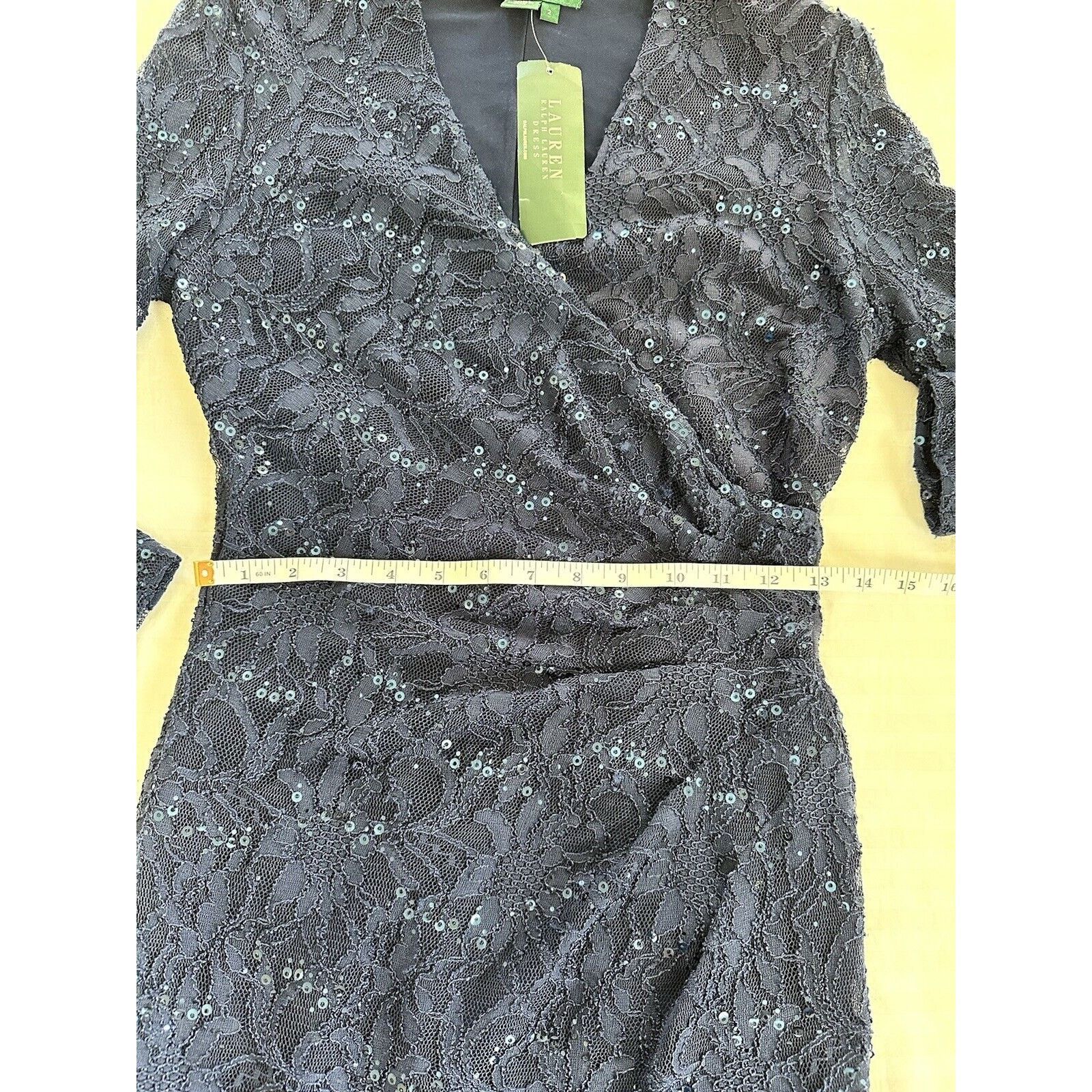 Ralph Lauren Ralph Lauren Blue Sequin Cocktail Dress Size 2 NWT Size XS / US 0-2 / IT 36-38 - 15 Thumbnail