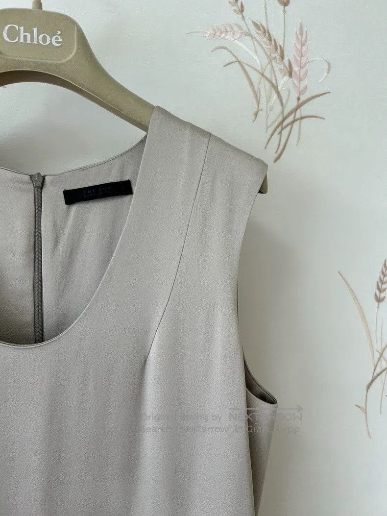 The Row The Row size 6 Champagne minimalist sleeveless dress Size M / US 6-8 / IT 42-44 - 5 Thumbnail