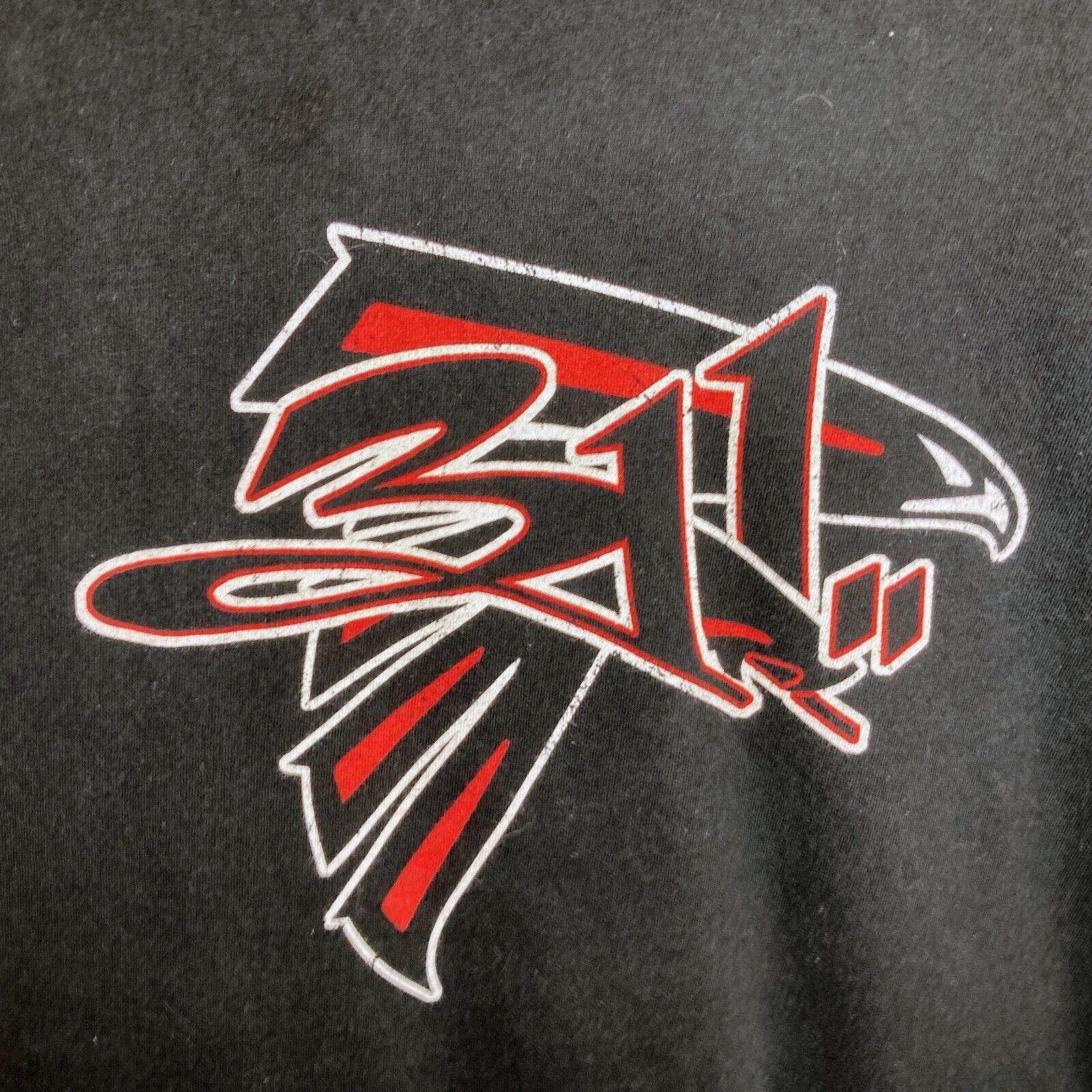 image of Anvil x Band Tees 311 Tour Merch Shirt Nfl Atl, Ga Atlanta Falcons Oop in Black, Men's (Size XL)