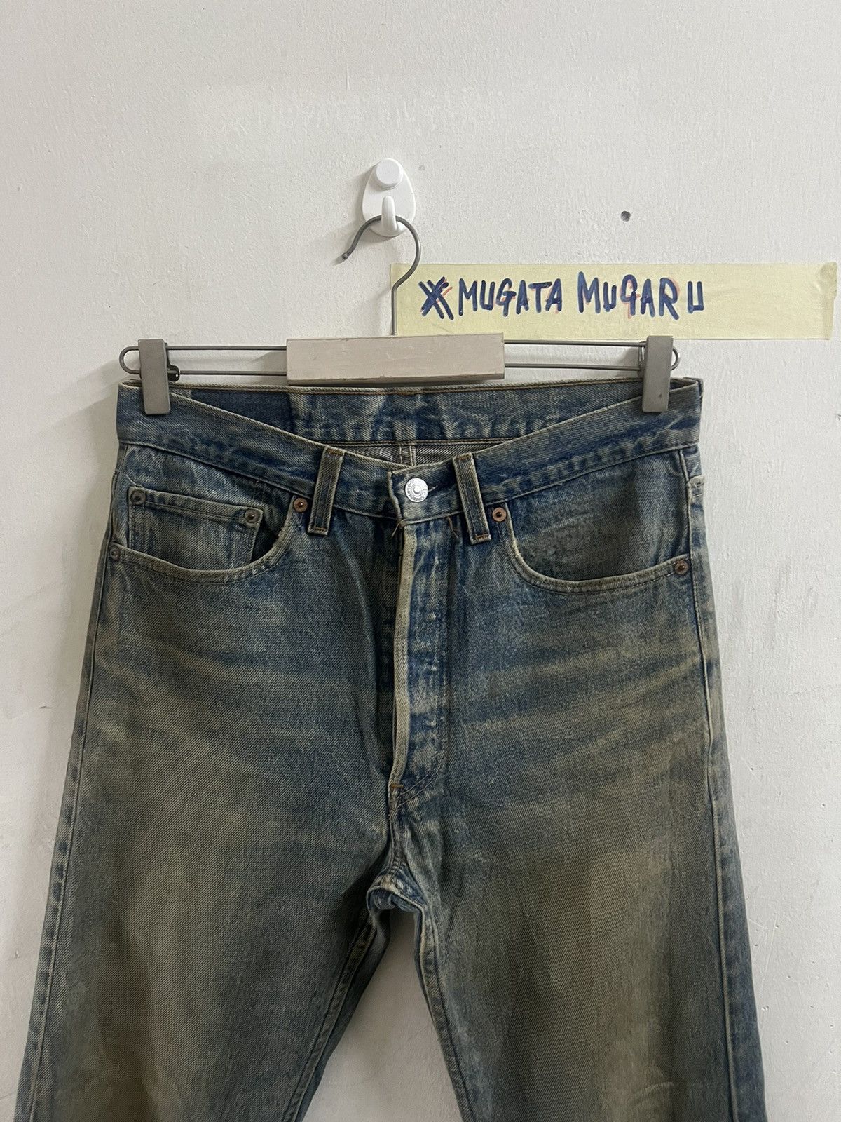 Japanese Brand × Levi's Vintage Clothing RUSTY‼️VINTAGE 501 RUSTY DENIM PANT KURT COBAIN Size US 30 / EU 46 - 2 Thumbnail