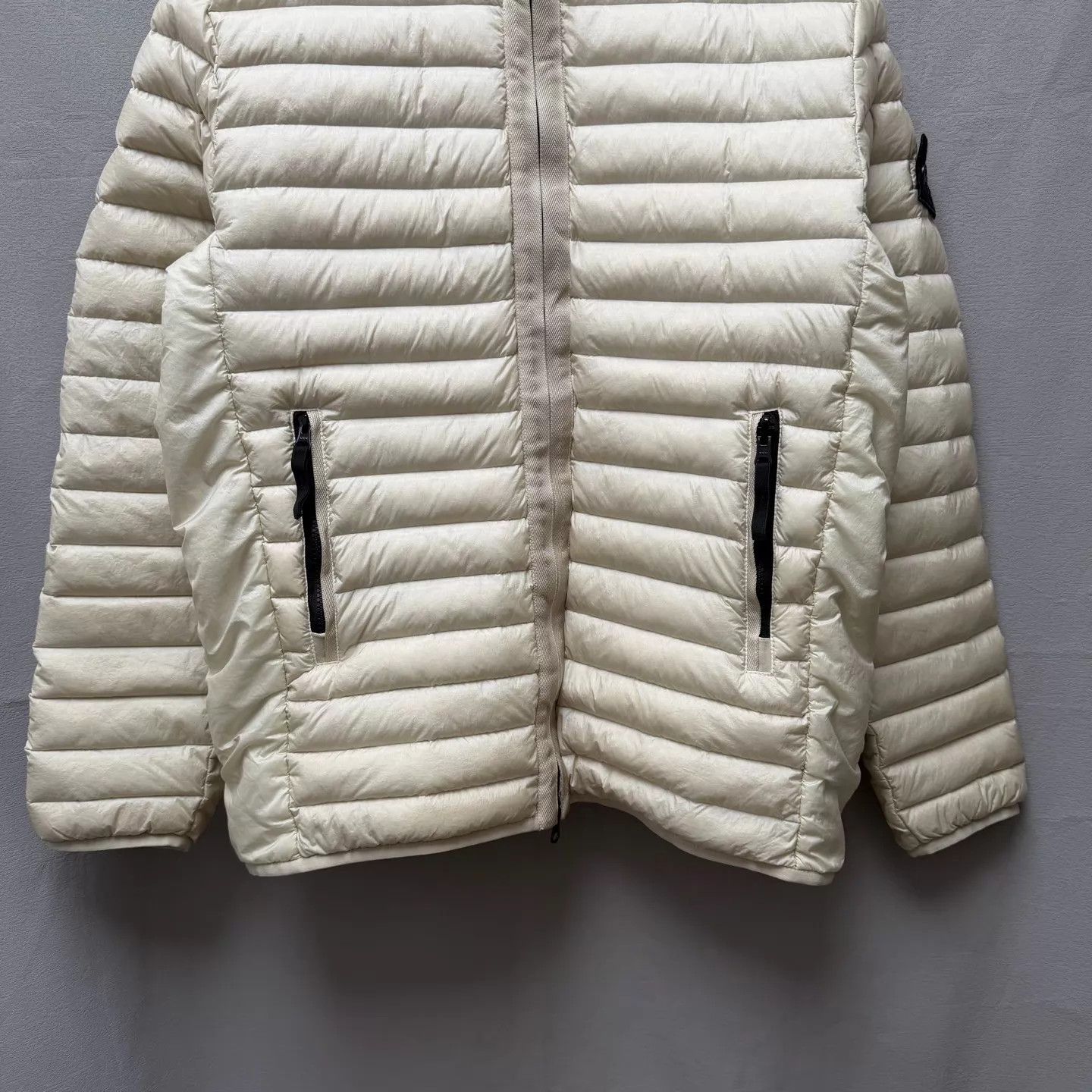 Stone Island Stone Island 23FW Ribbed Down Jacket Cream M 98 New Size US M / EU 48-50 / 2 - 4 Thumbnail