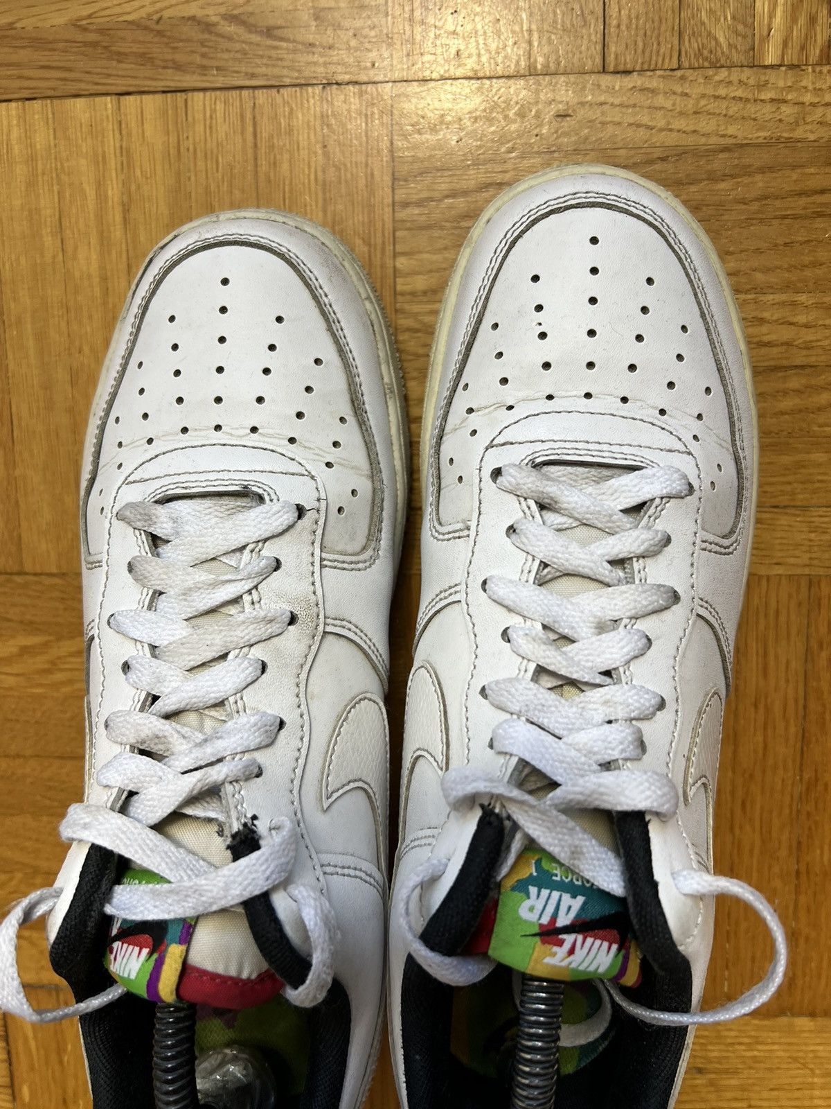 Nike Shoes Nike Air Force 1 Peace Love Nike 07 LV8 Size US 8 / EU 41 - 4 Thumbnail