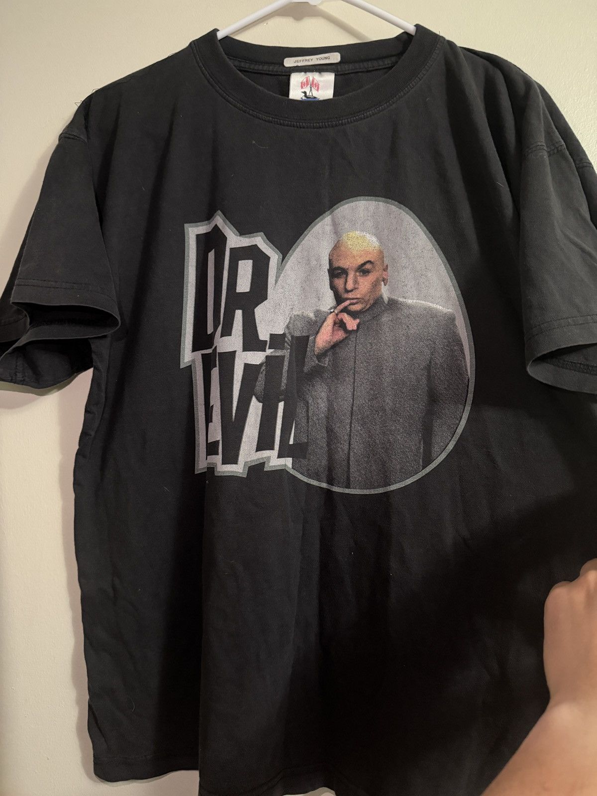 Vintage 1999 Dr. Evil Austin Powers Movie Promo T- Shirt Size US M / EU 48-50 / 2 - 2 Thumbnail