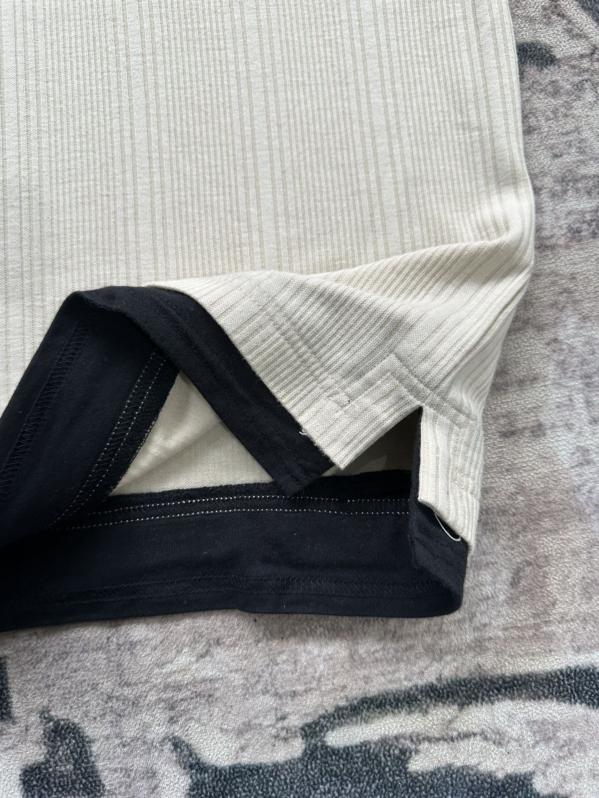 Yohji Yamamoto 1990s YSACSNY Y'saccs half button tee Size US L / EU 52-54 / 3 - 5 Thumbnail