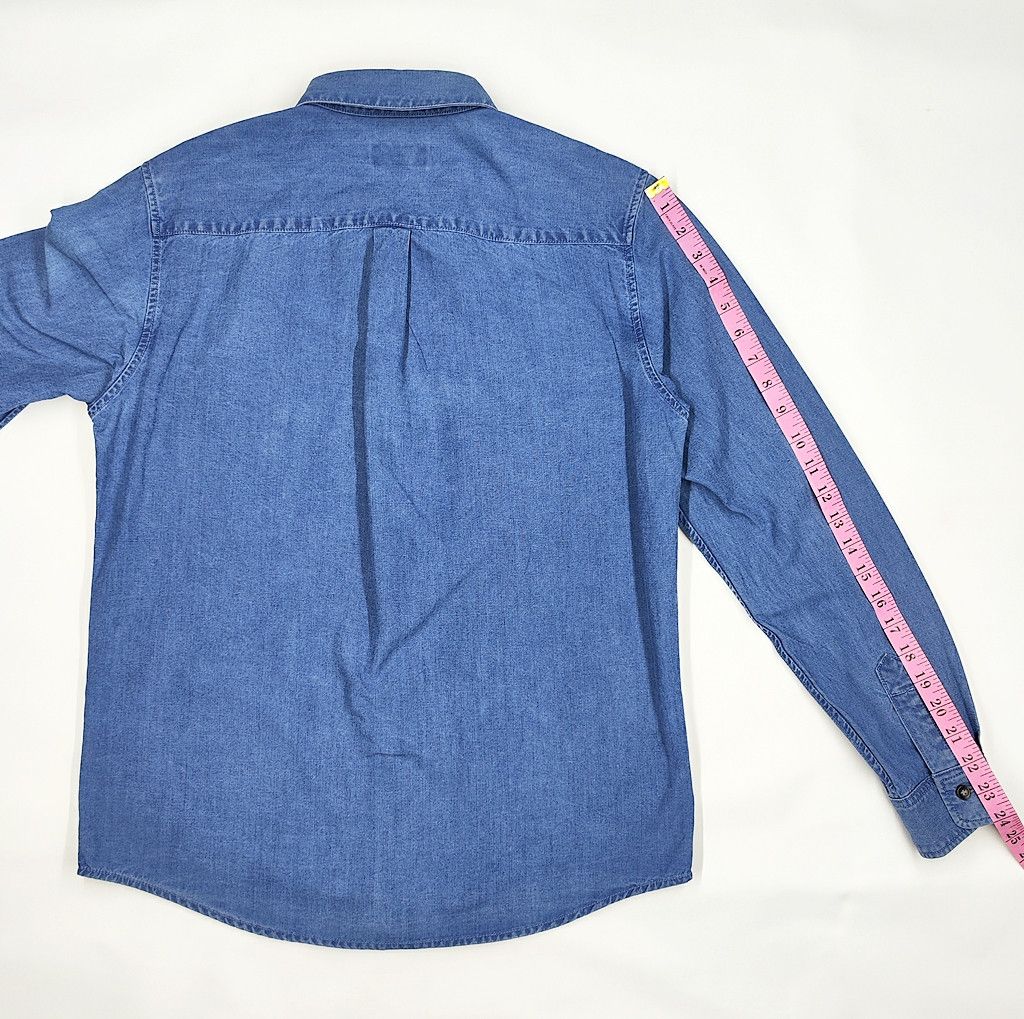 A.P.C. A.P.C Rue Paris blue jeans shirt Size US S / EU 44-46 / 1 - 7 Thumbnail