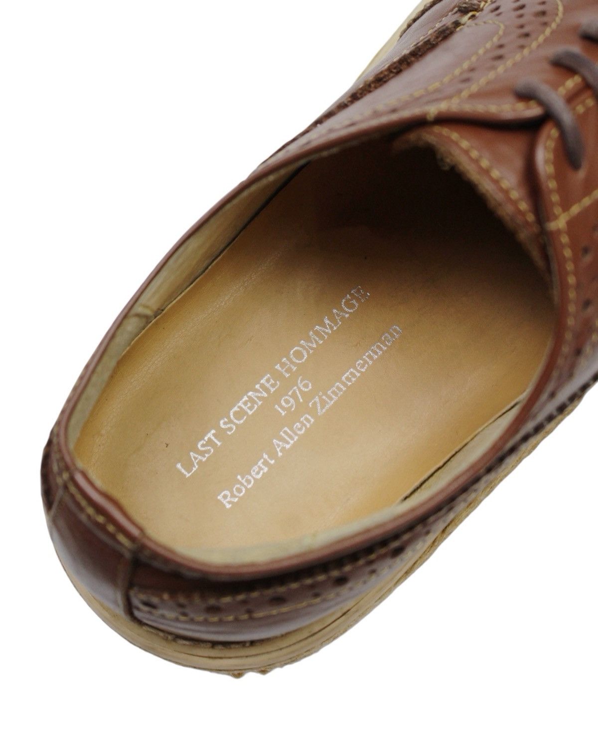 Designer × Japanese Brand 2000S LAST SCENE HOMMAGE PLATFORM LUG BROGUES Size US 8 / EU 41 - 10 Thumbnail