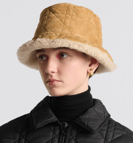 Dior o1w1db11125 45TDS9 Size: OS / Bucket Hat / Cap in Beige Size ONE SIZE - 4 Thumbnail