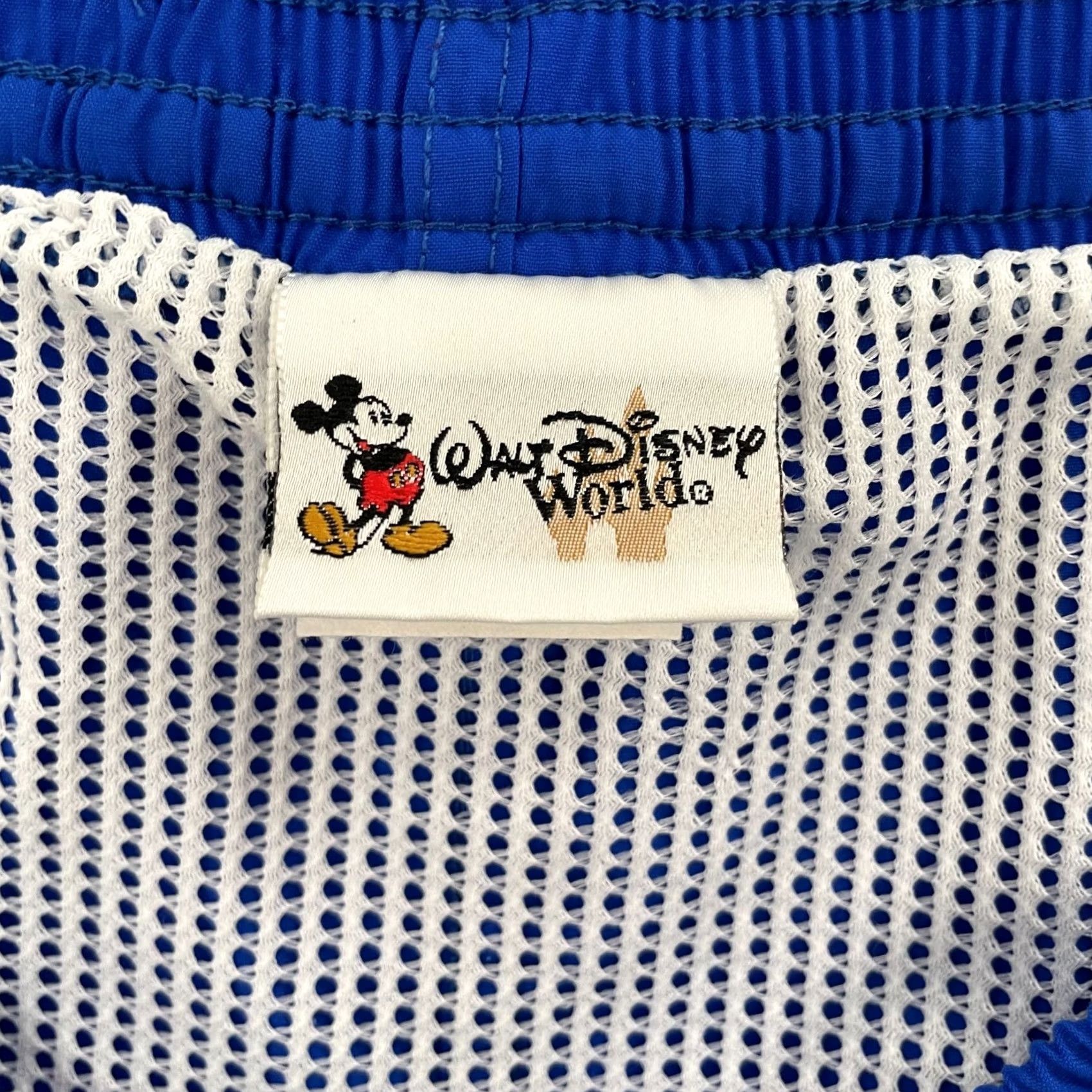 Disney VINTAGE Disney Shorts Mens L Blue Walt Adult Caribbean Beach Resort Swim Trunks Size US 33 - 7 Thumbnail