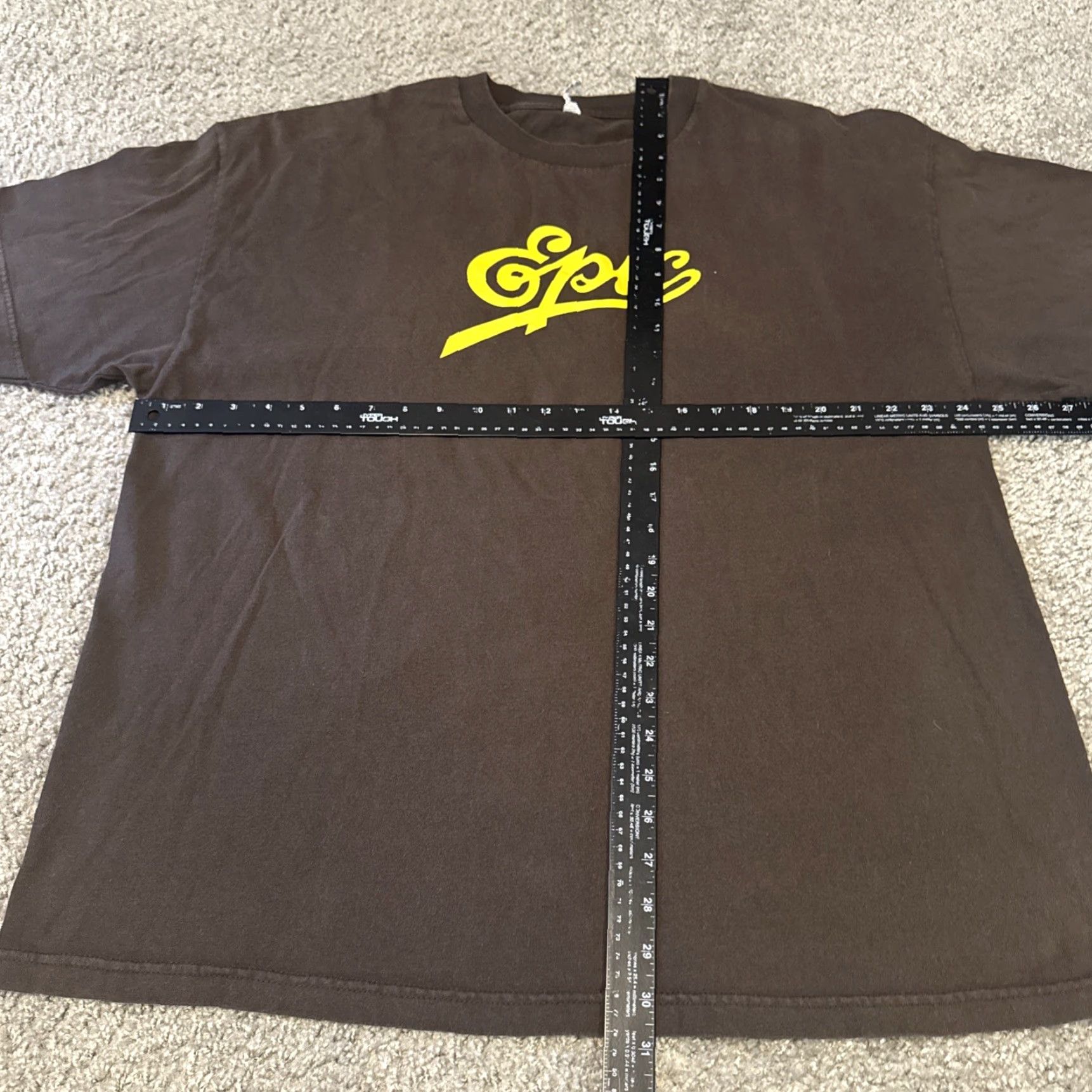 Sony VINTAGE Sony Epic Records Music T-Shirt 2XL Mens Brown Yellow 2000s Size US XXL / EU 58 / 5 - 4 Thumbnail