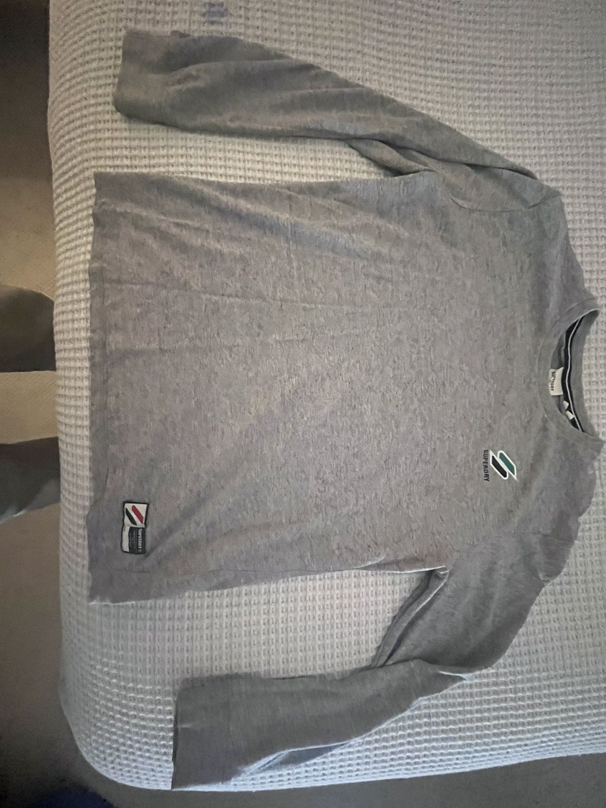 Superdry Superdry Long-sleeve, Gray - Gently Used Size US L / EU 52-54 / 3 - 2 Thumbnail