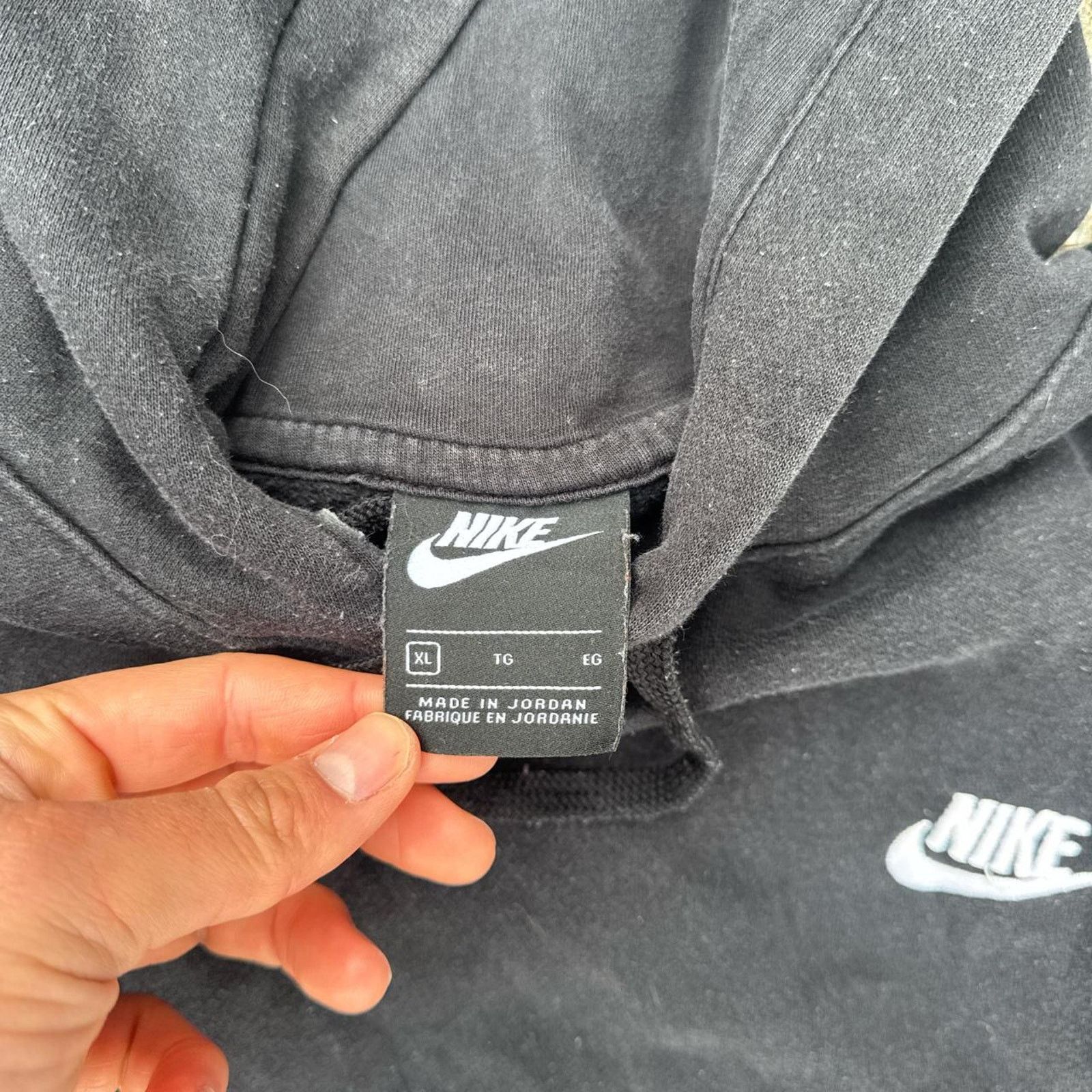 Nike Black Nike Blank Hoodie – Size XL Size US XL / EU 56 / 4 - 4 Thumbnail