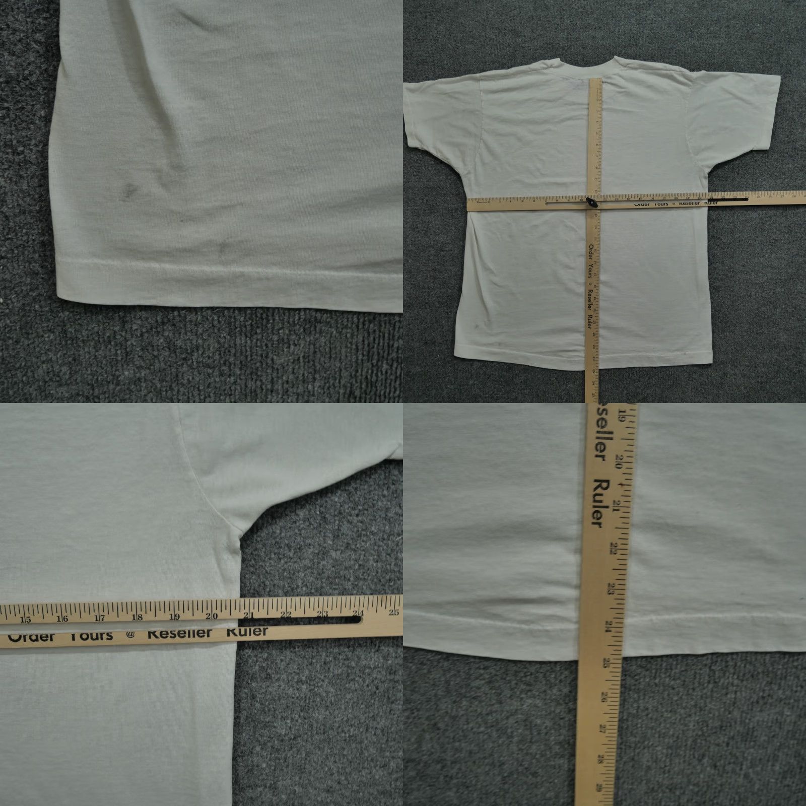Fruit Of The Loom VINTAGE Cowboy T Shirt Mens Large White Western Lasso Boots Art Picture 90s Fruit of the Loom Shirt Size US L / EU 52-54 / 3 - 9 Thumbnail