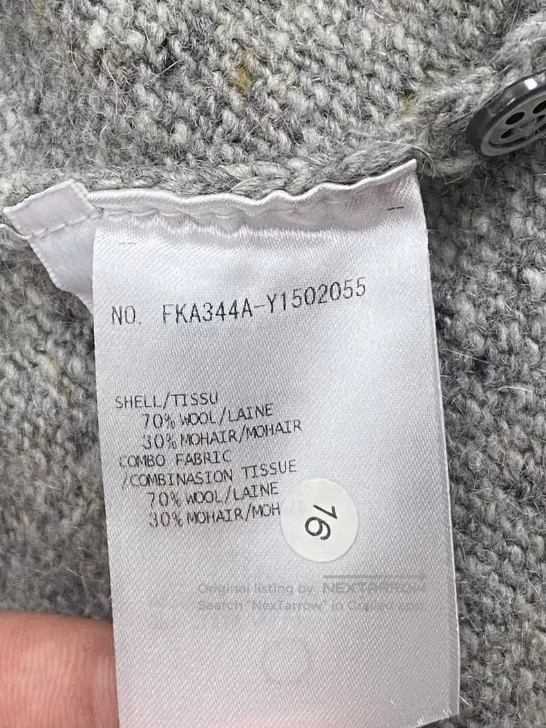 Thom Browne Thom Browne Grey Striped Wool Sweater Size S / US 4 / IT 40 - 4 Thumbnail