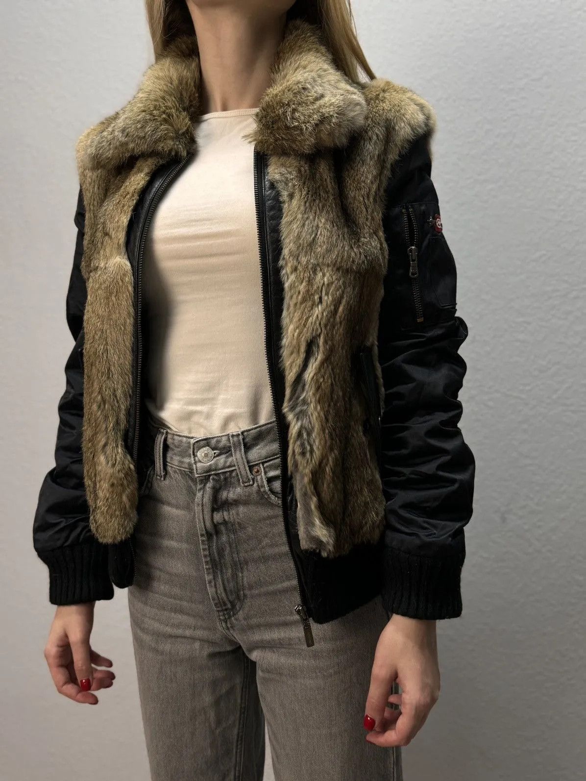 Ecko Unltd. Vintage Jacket Style fur Jacket Size S / US 4 / IT 40 - 2 Thumbnail