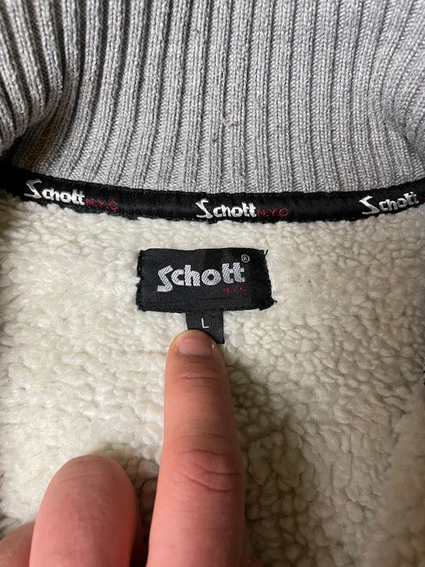 Schott Schott Fleece Hoodie L Size US L / EU 52-54 / 3 - 4 Thumbnail