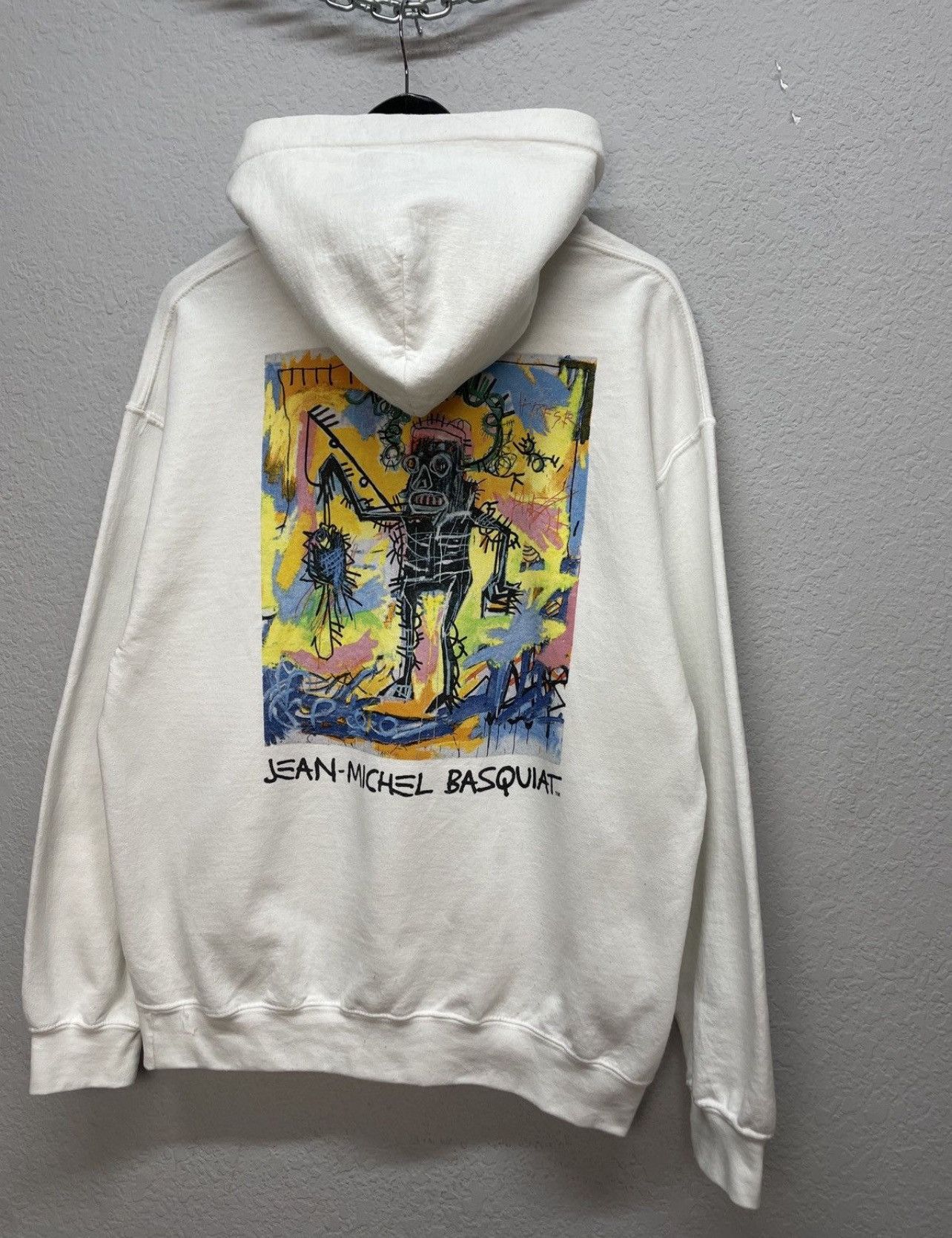 Jean-Michel Basquiat Vintage Y2K Jean Michel Basquiat Boxy Fit Hoodie Size US L / EU 52-54 / 3 - 4 Thumbnail