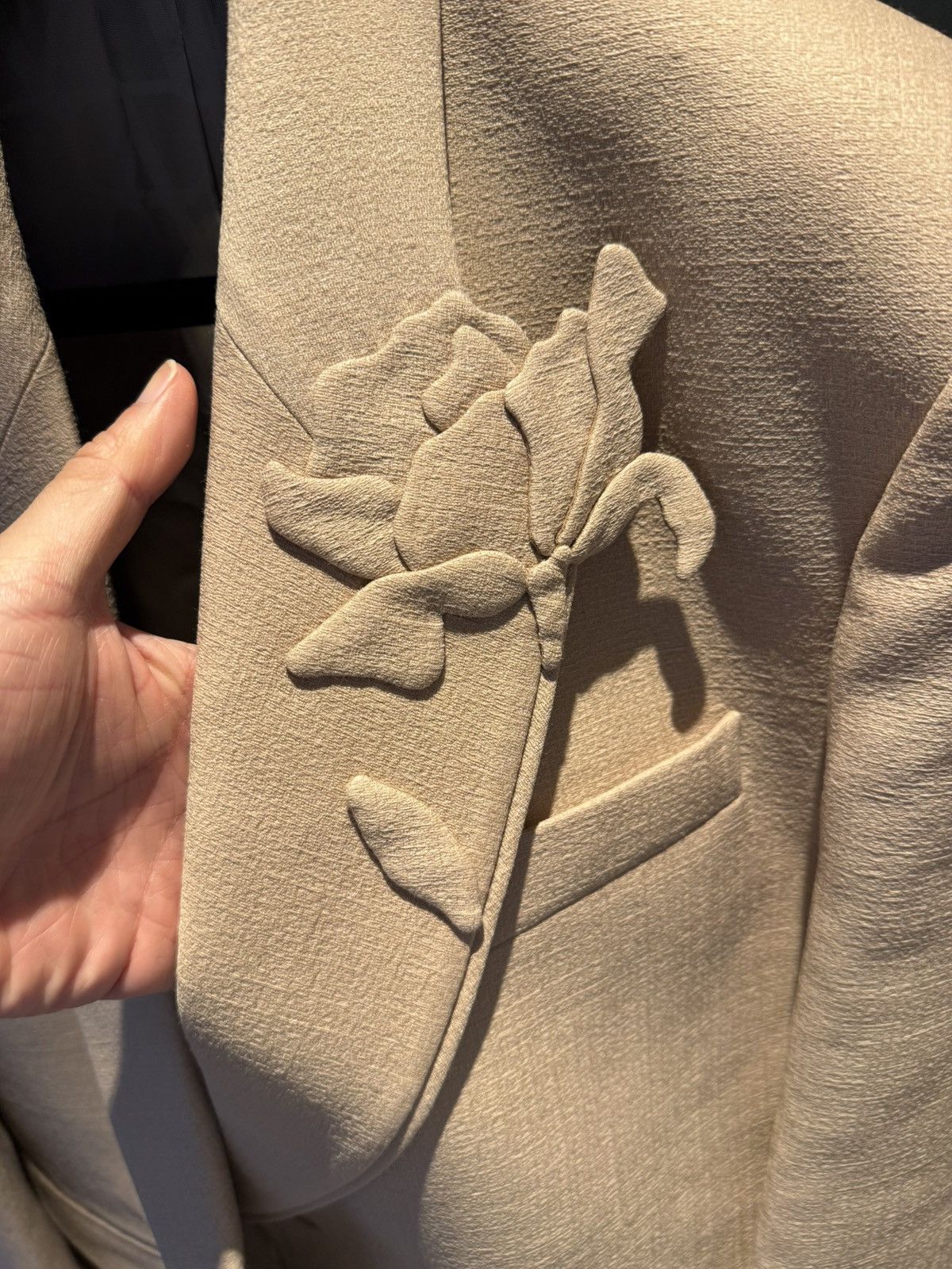 Valentino Floral embroidery lapel blazer size 46 Size 46R - 7 Thumbnail