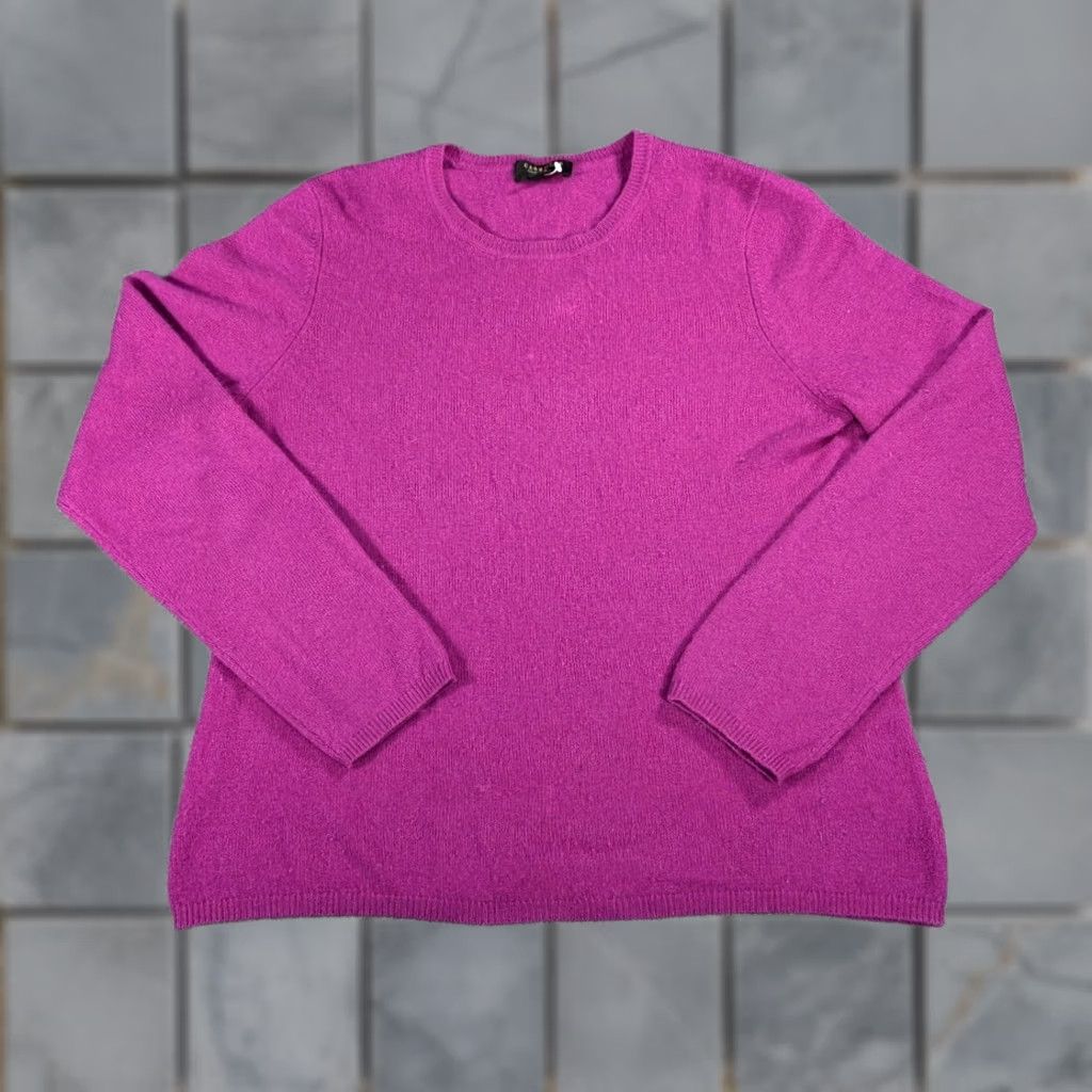 Charter Club Charter Club Luxury Cashmere Crewneck Sweater Purple Womens Size Large Size L / US 10 / IT 46 - 1 Thumbnail
