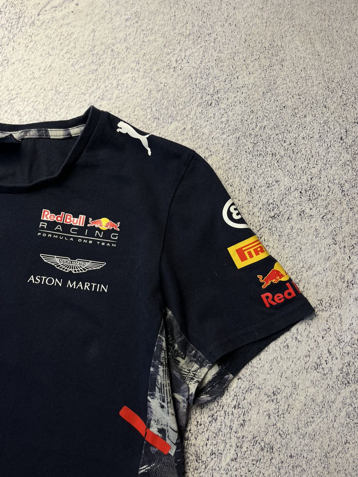 Puma × Red Bull Vintage Puma Red Bull Infiniti F1 Racing Polo T-Shirt Y2K Size XL / US 12-14 / IT 48-50 - 13 Thumbnail