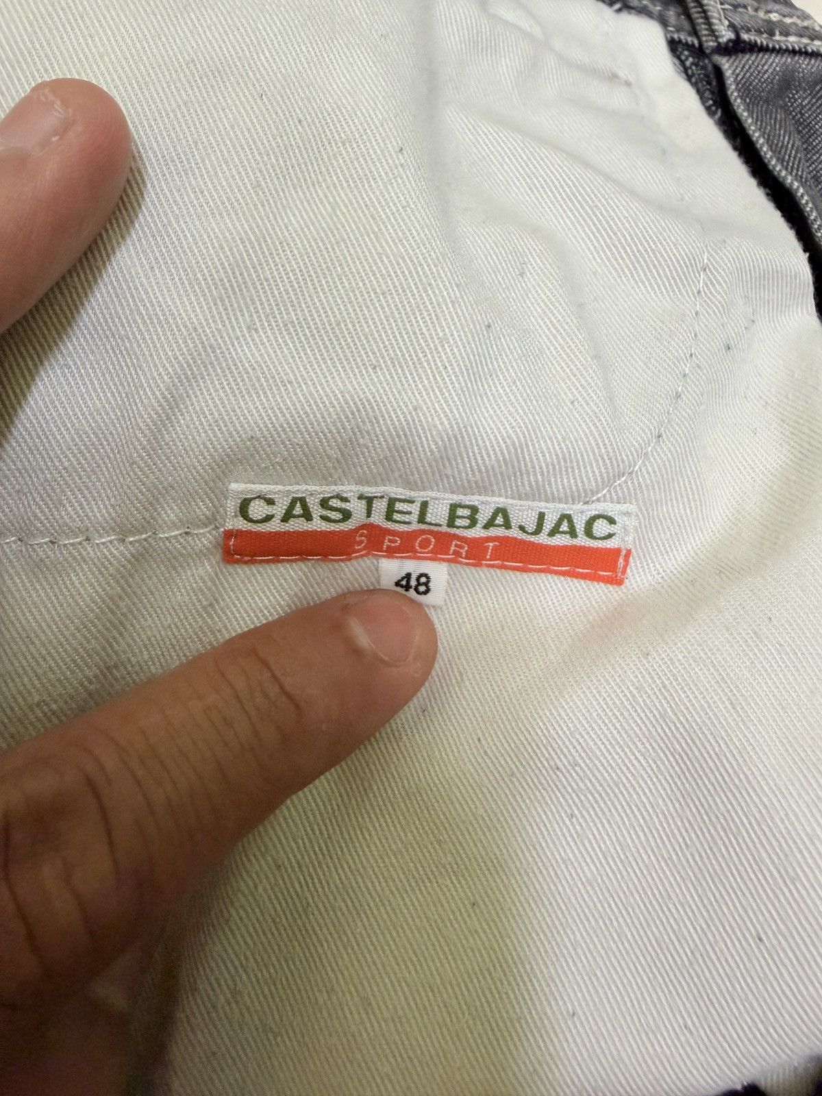 Jean Charles De Castelbajac Castelbajac Embroidered Back Pocket Denim Y2K Straight Fit Size US 33 - 17 Thumbnail