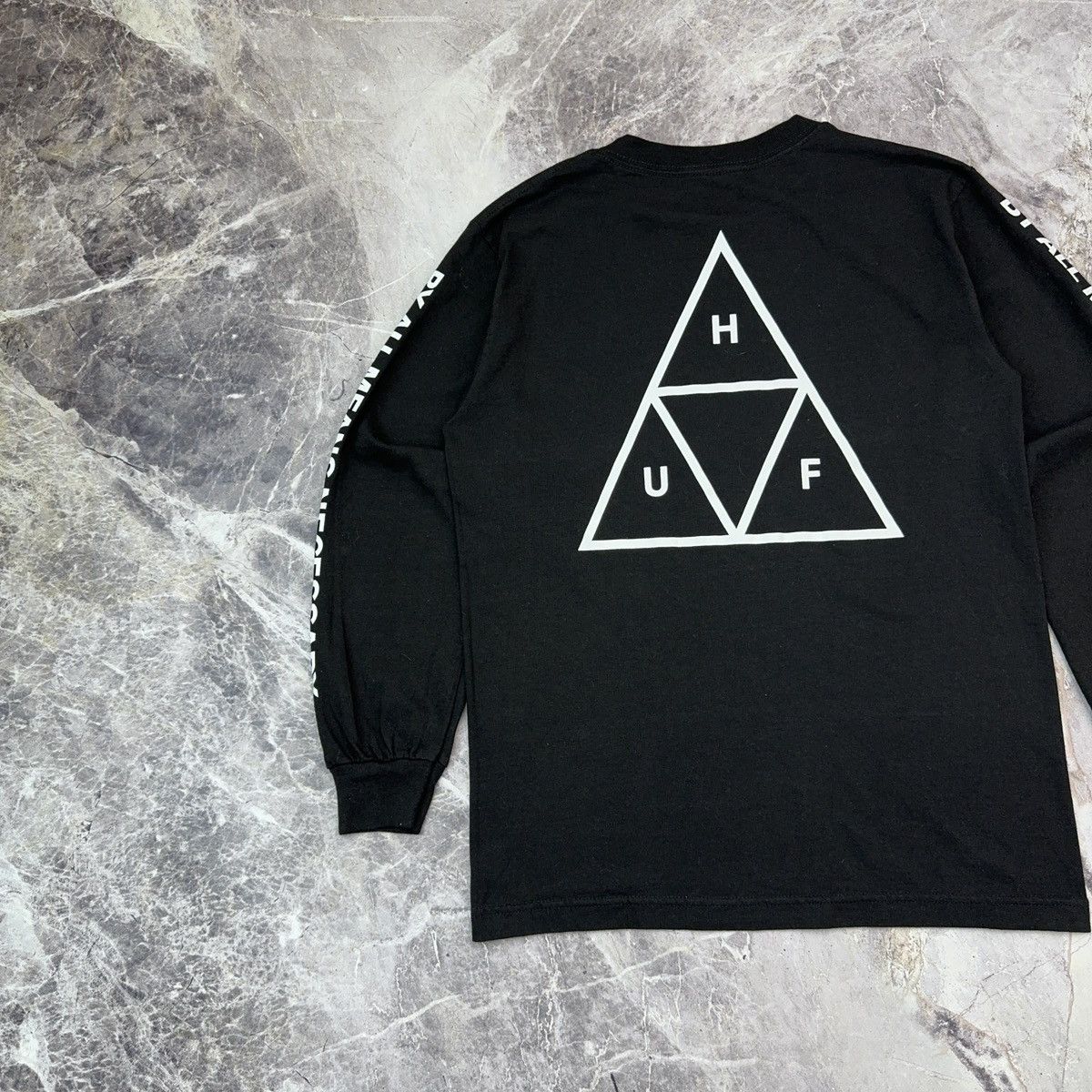 Huf Huf Longsleeve T shirt Skater Sk8 Streetwear Black 90s S Size US S / EU 44-46 / 1 - 3 Thumbnail