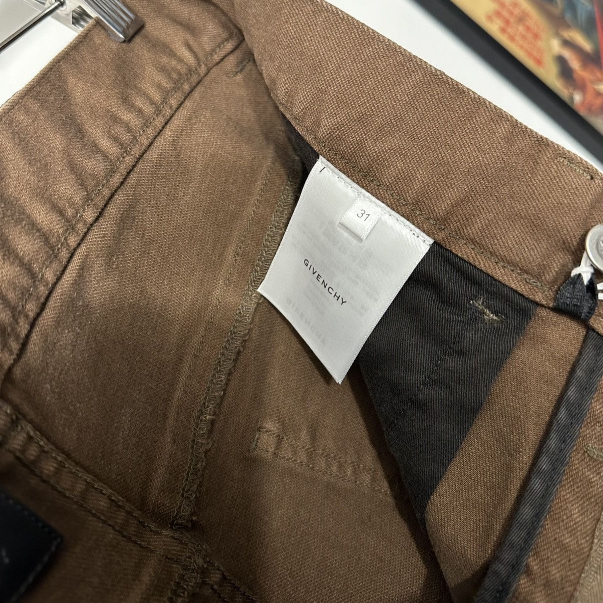 Givenchy Givenchy Crackled Zip Jeans Size US 31 - 7 Thumbnail