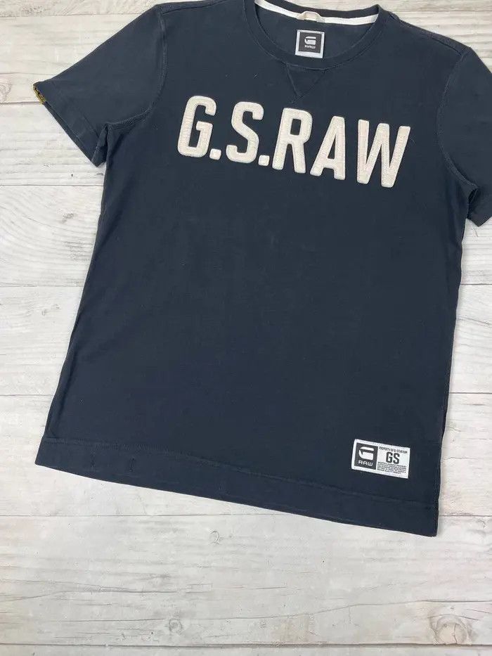G-Star G Star Raw Big Logo T Shirt Size US M / EU 48-50 / 2 - 5 Thumbnail