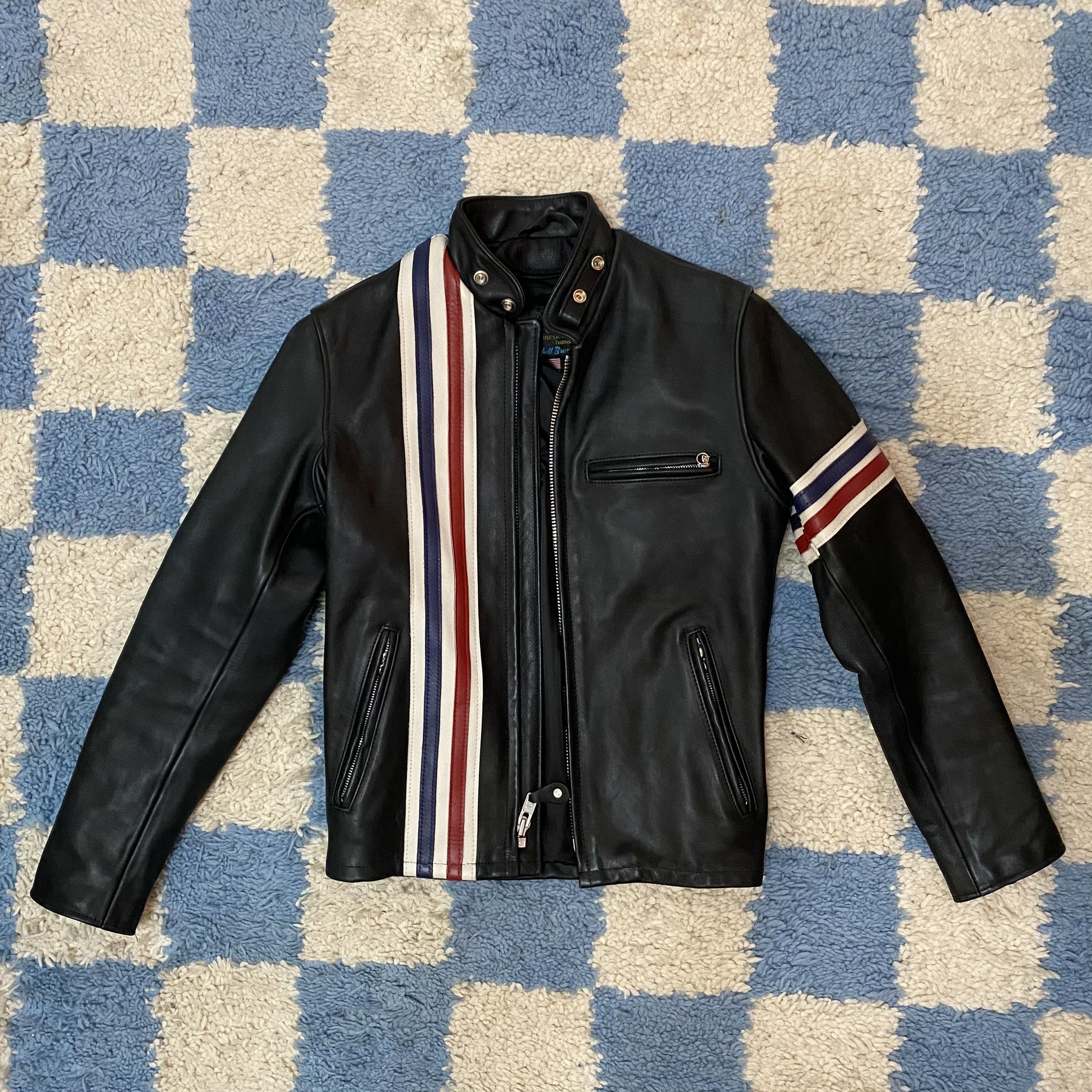Schott Schott 'Easy Rider' Perfecto Leather Jacket Size US XS / EU 42 / 0 - 1 Thumbnail